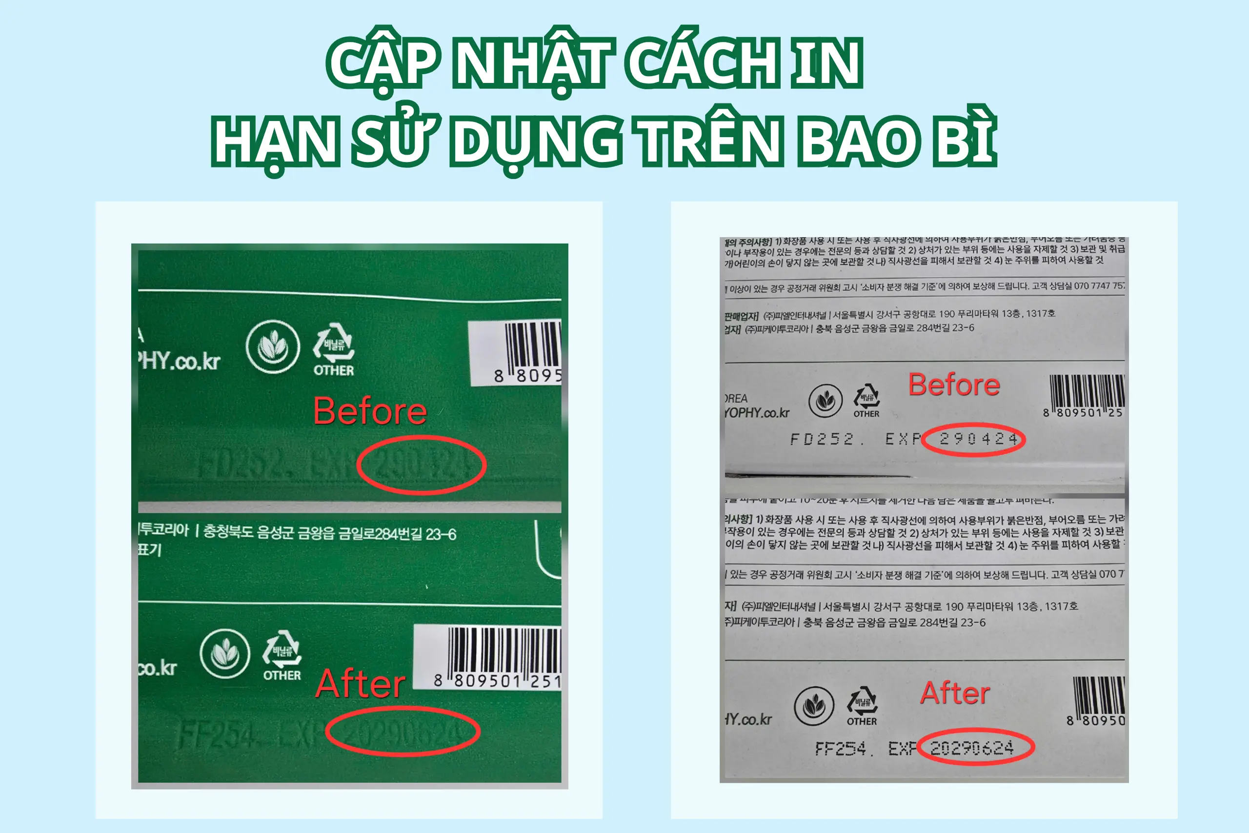 thay đổi bao bì caryophy