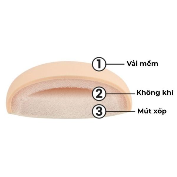 Bông Mút Mềm Mại Kèm Hộp Đựng Merina
