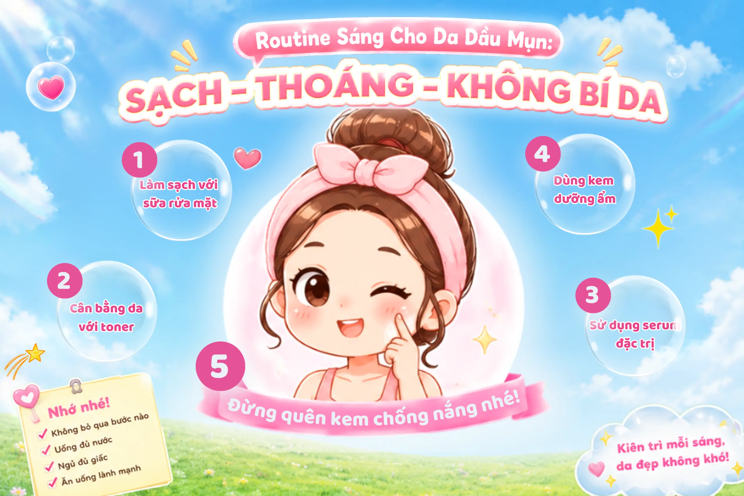 skincare cho da dầu mụn