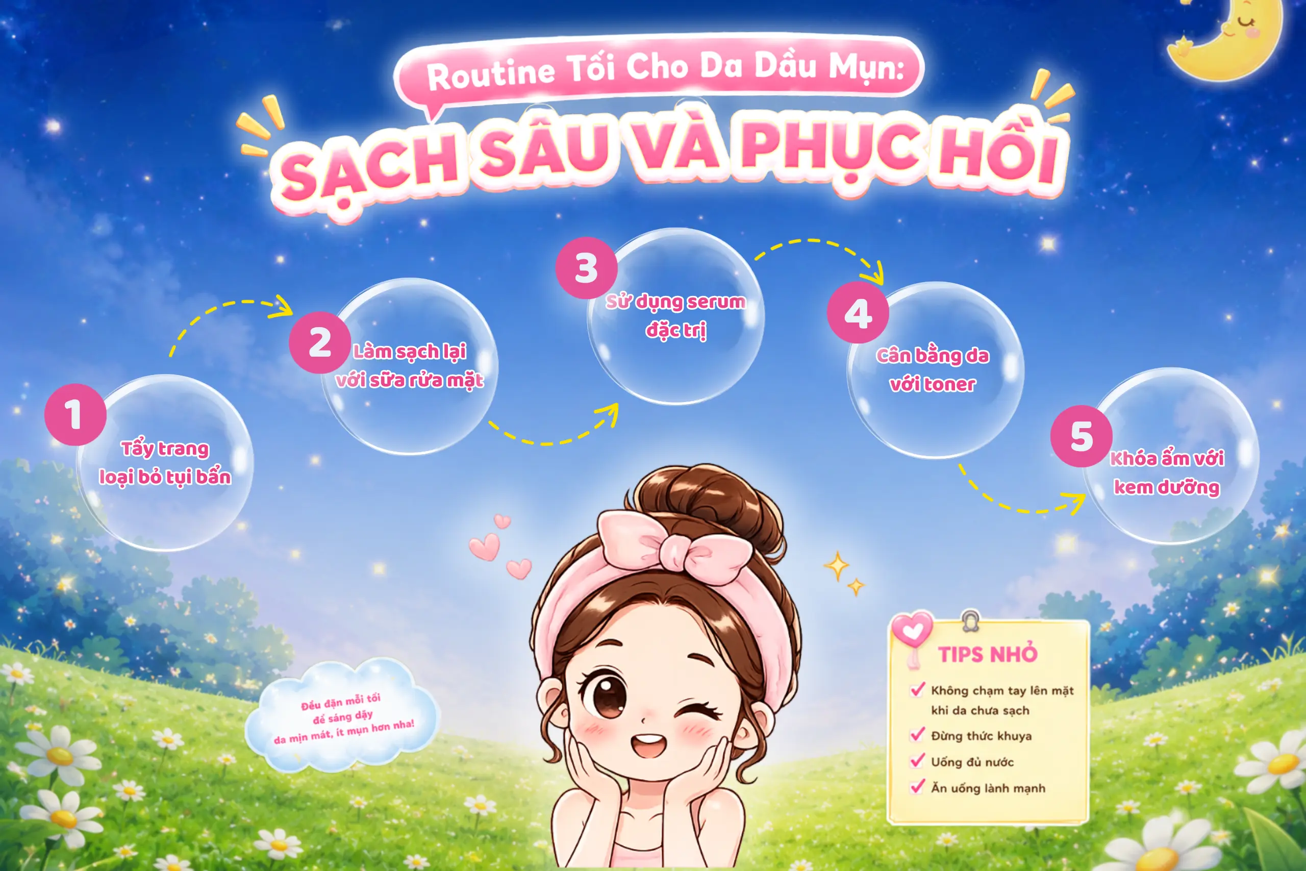 skincare cho da dầu mụn