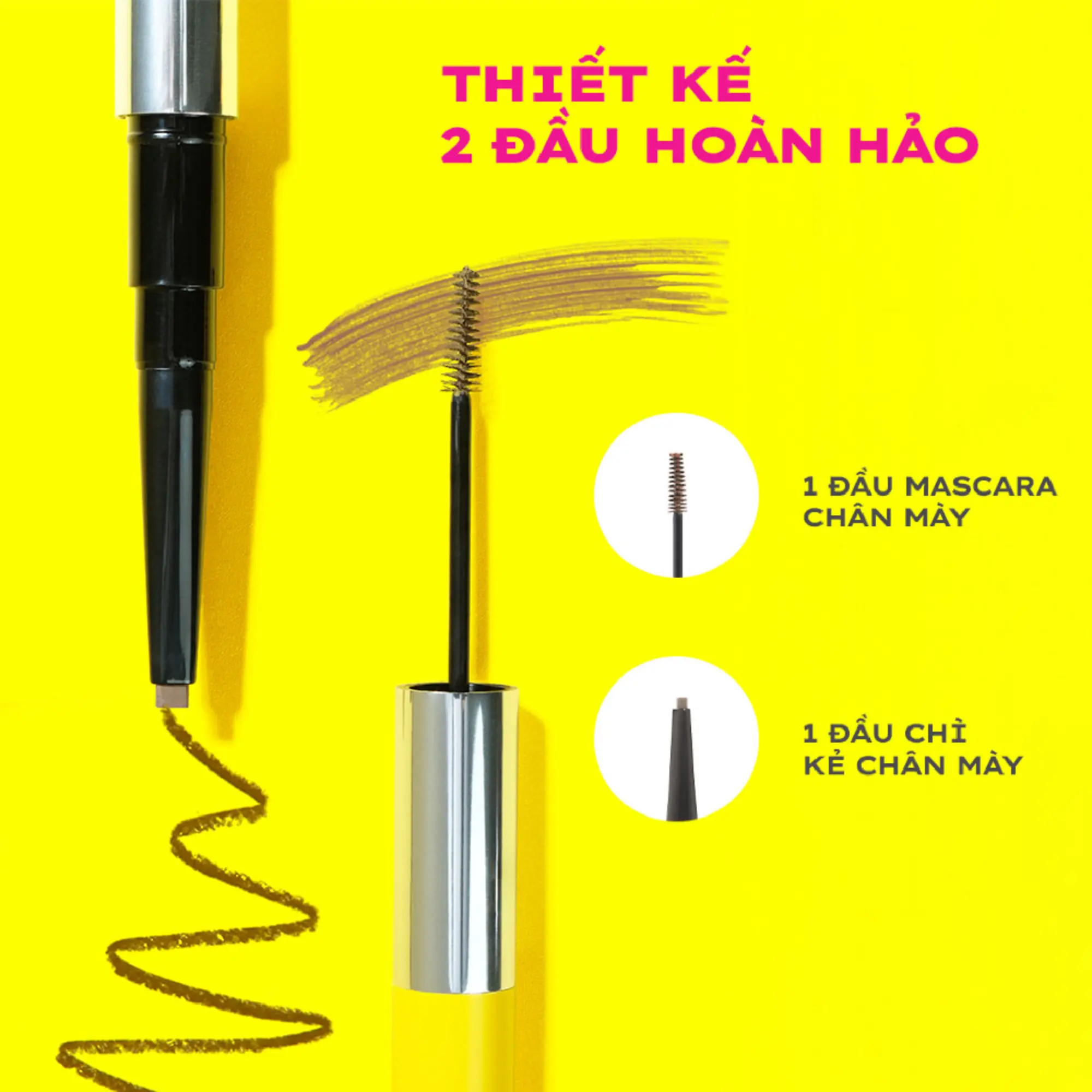 chì kẻ mày 2 đầu Lemonade