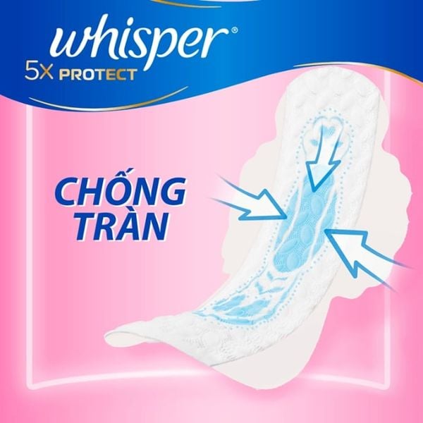 Băng Vệ Sinh Siêu Mỏng Whisper 5x Protect