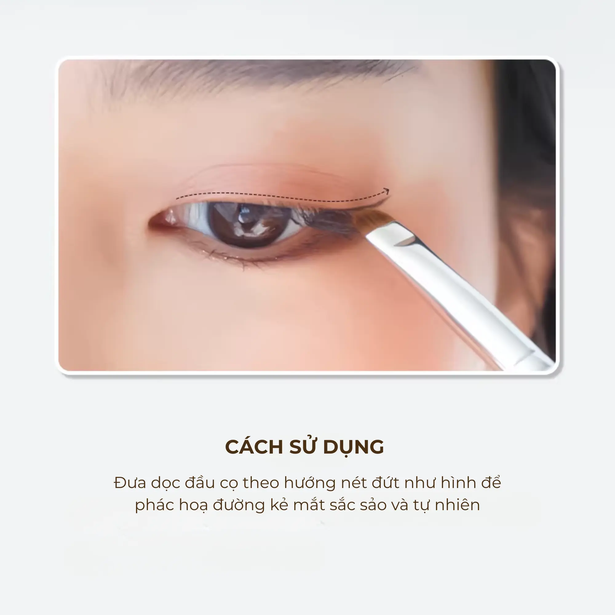 cọ kẻ mắt guoxiaoniu 336