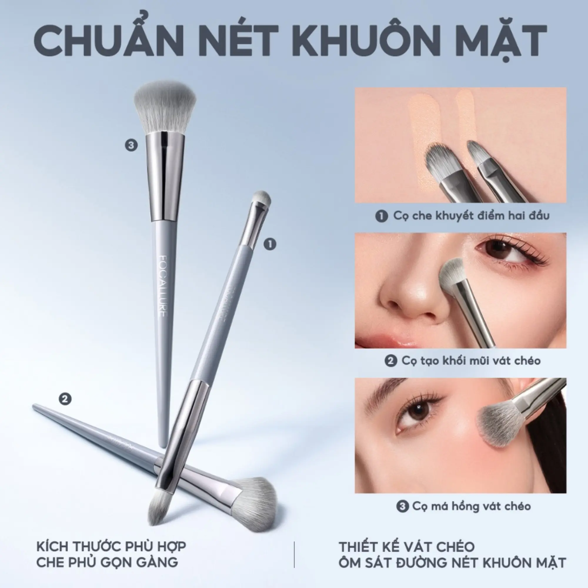 cọ trang điểm focallure