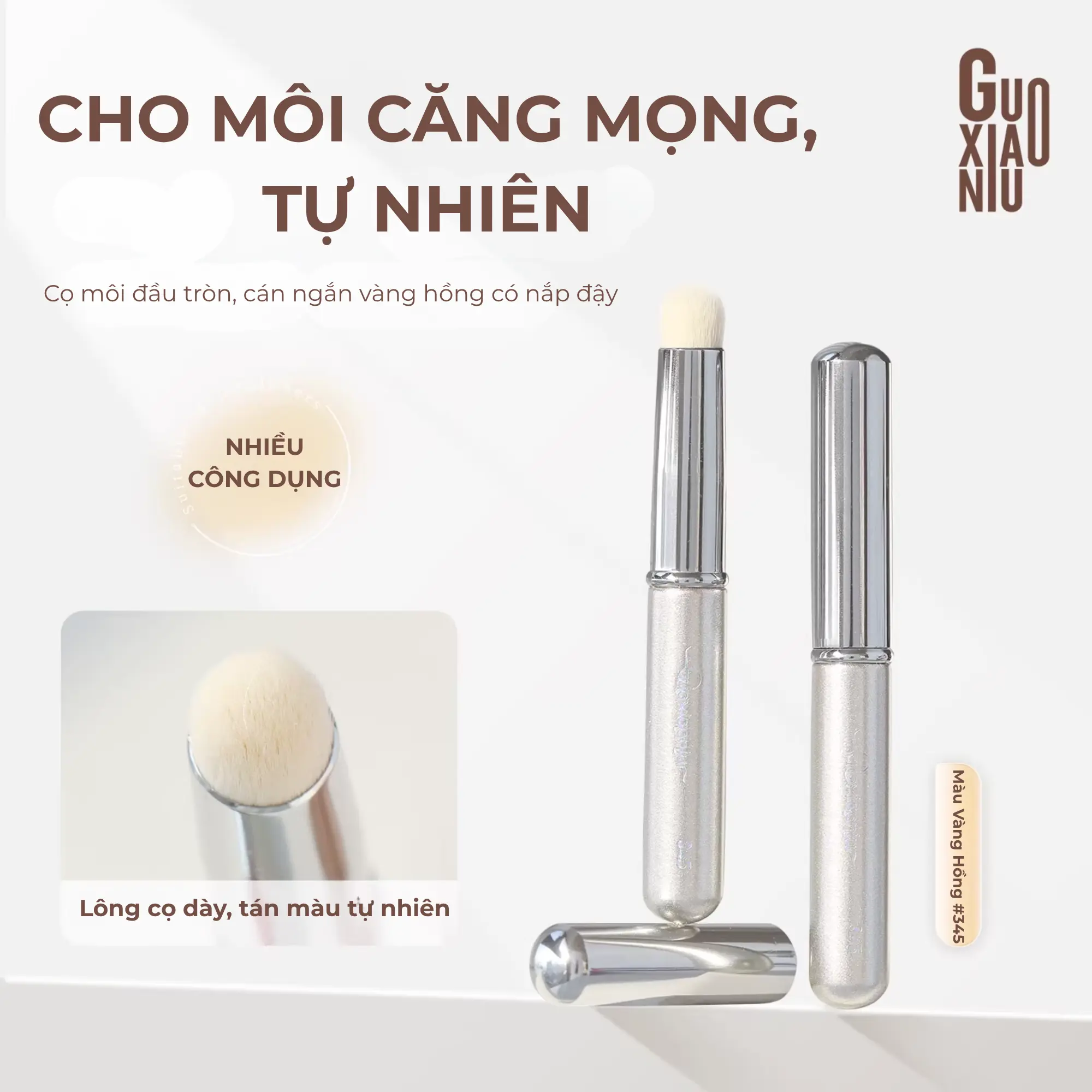 cọ môi có nắp 345