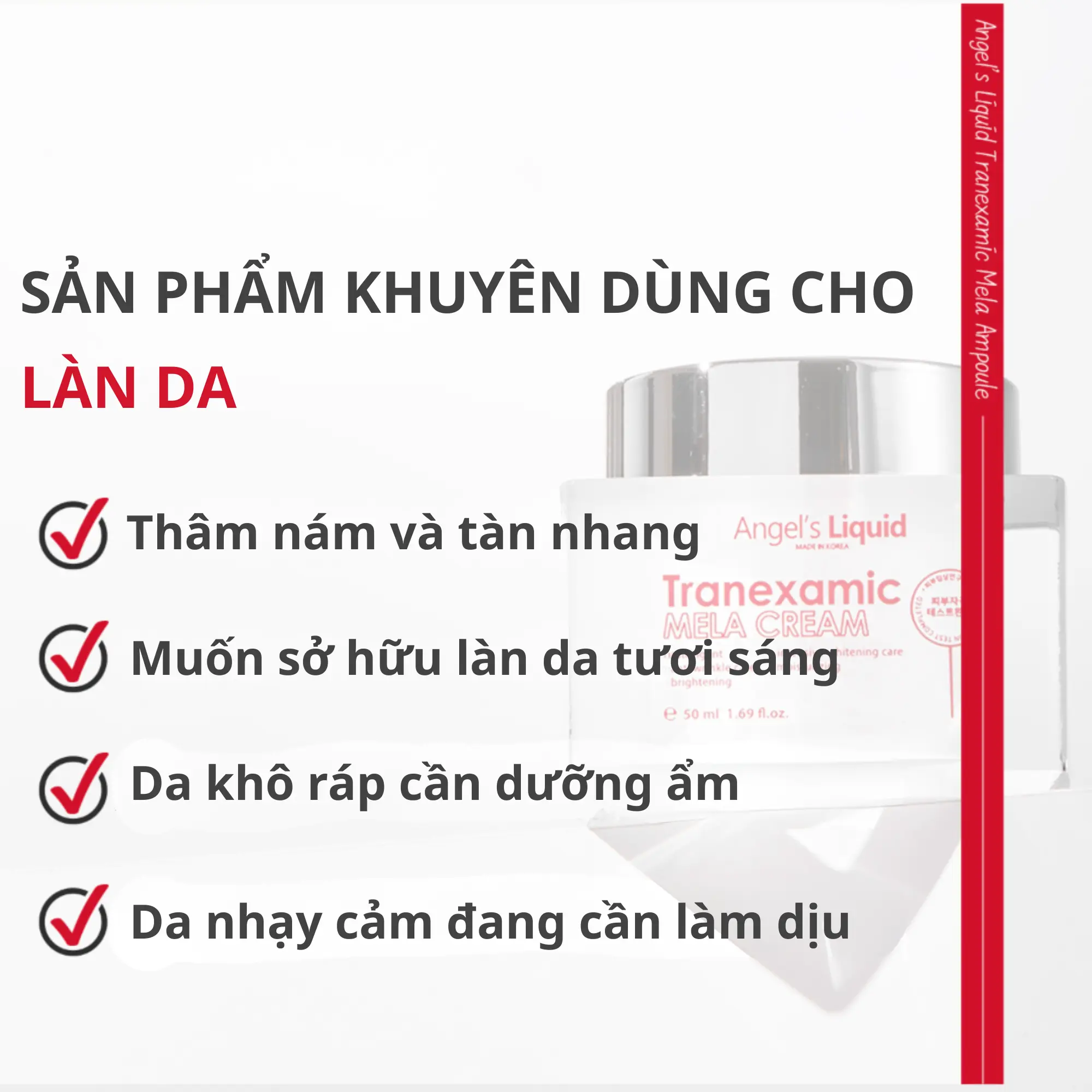 kem dưỡng mờ nám Angel's Liquid