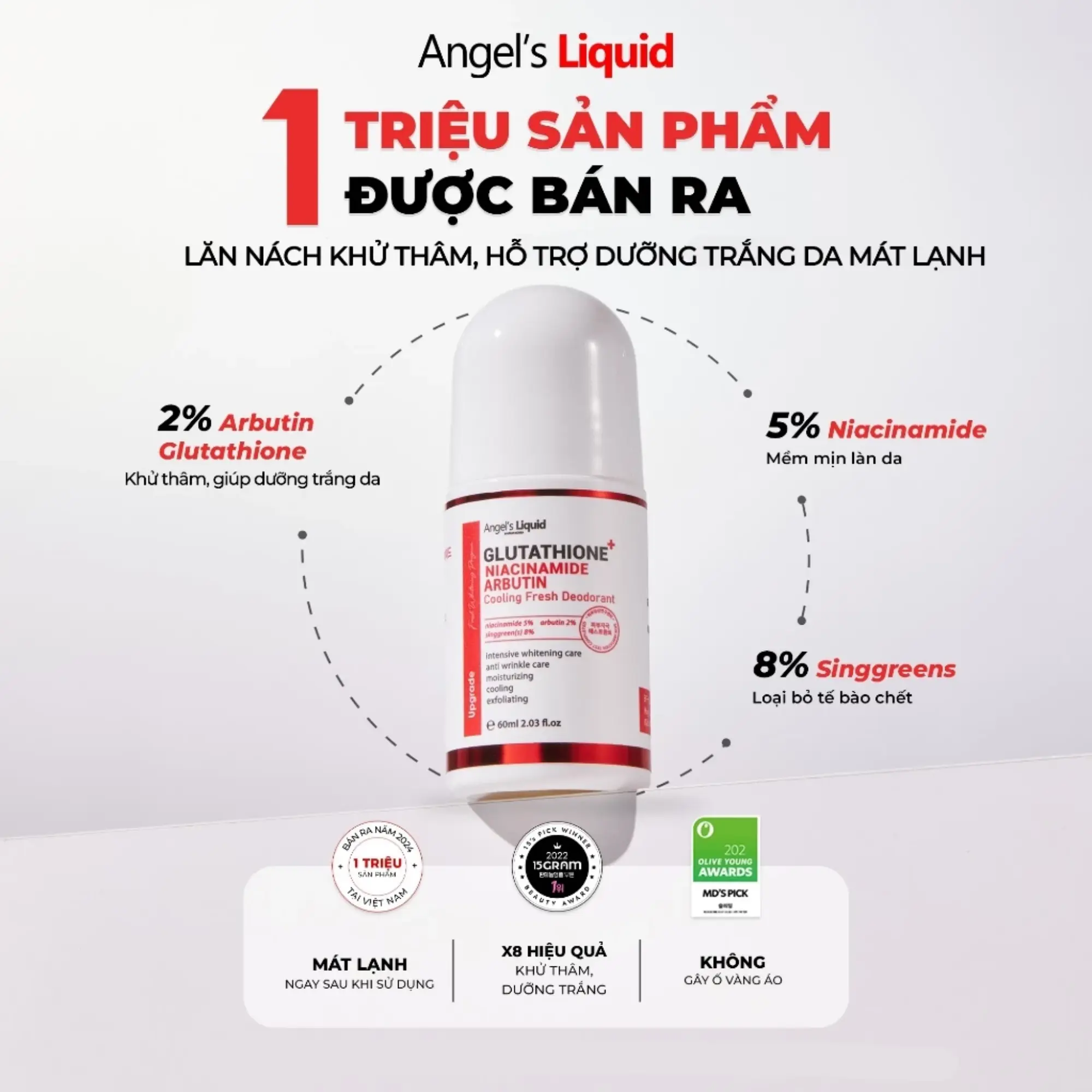 lăn khử mùi Angel's Liquid
