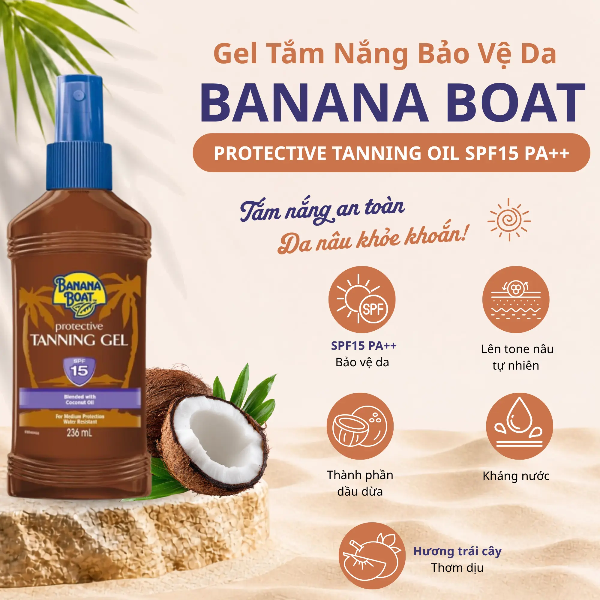 gel tắm nắng banana boat