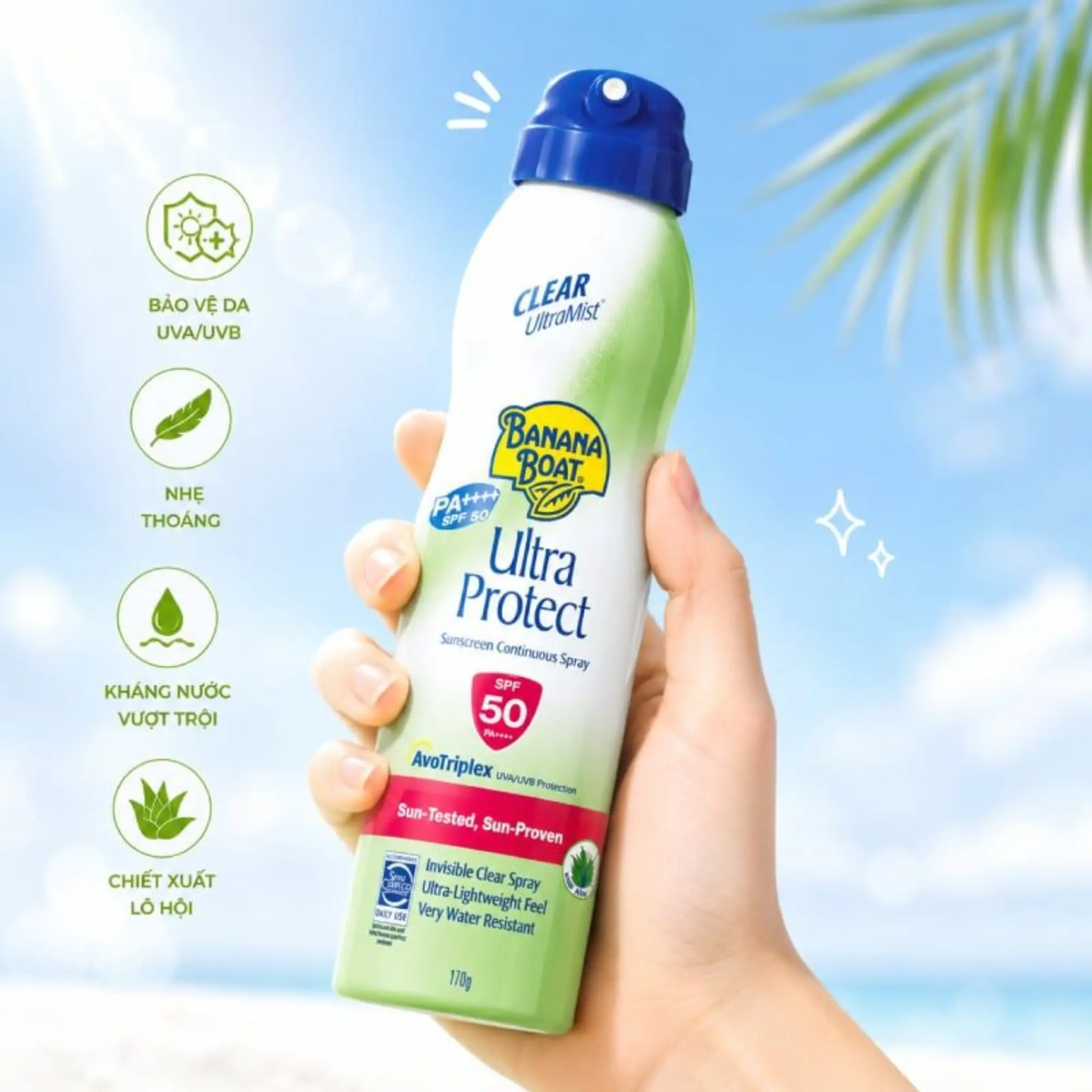 xịt chống nắng ultra protect