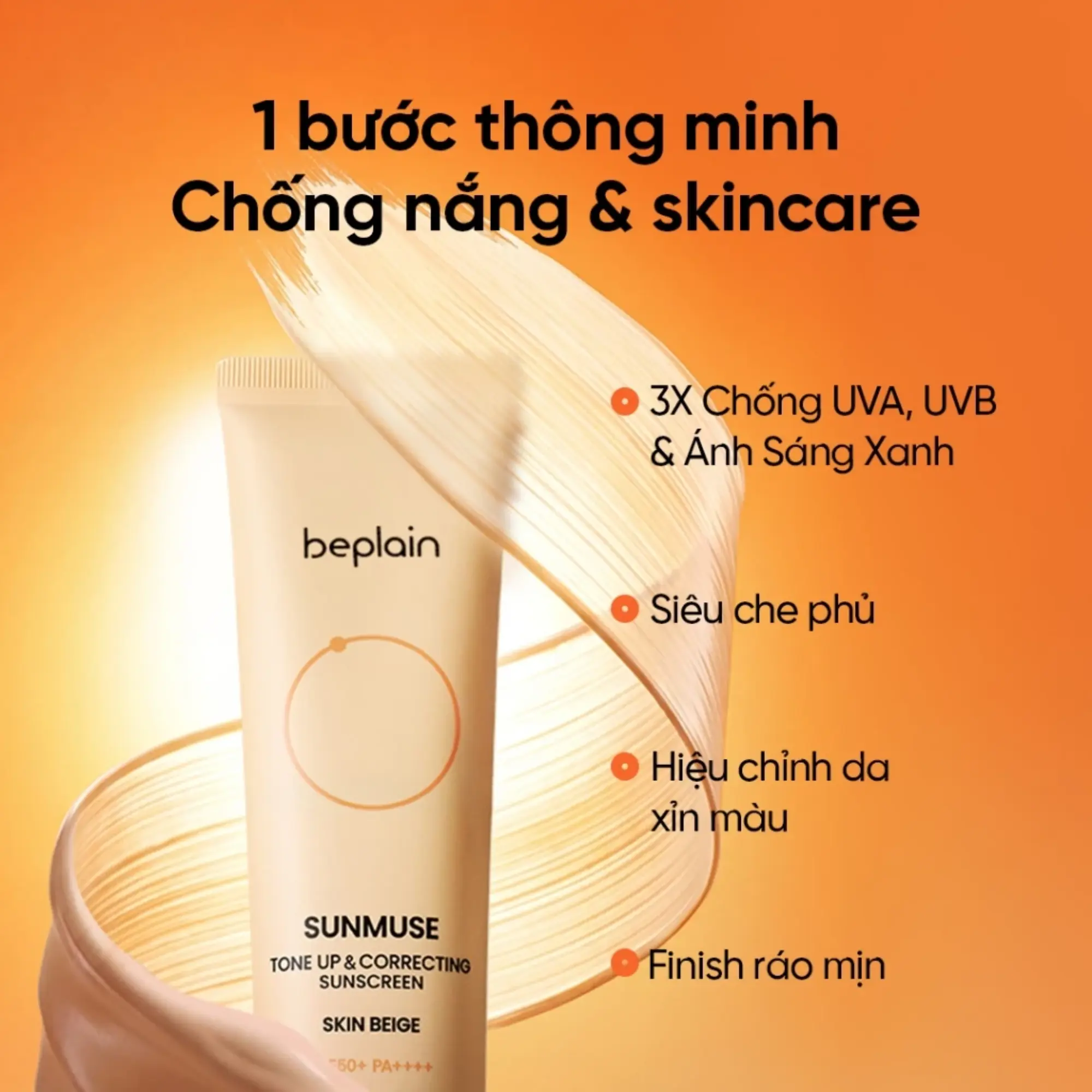 chống nắng beplain beige