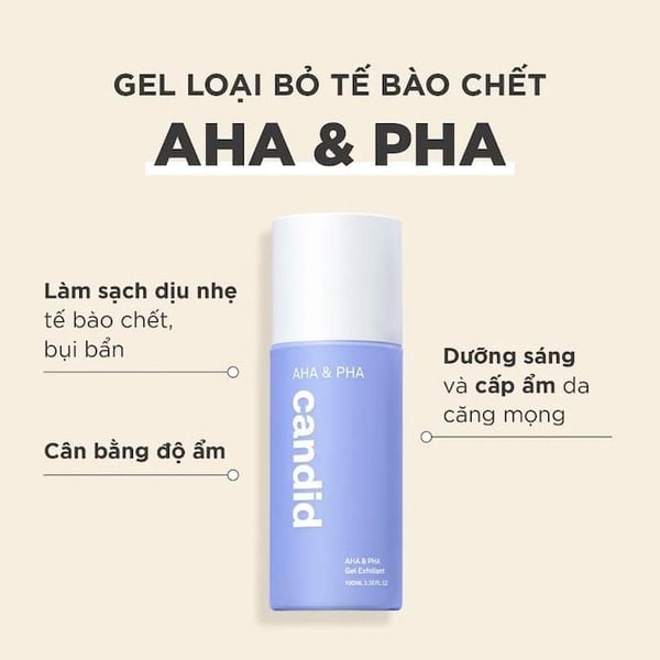 Tẩy Tế Bào Chết Candid AHA & PHA