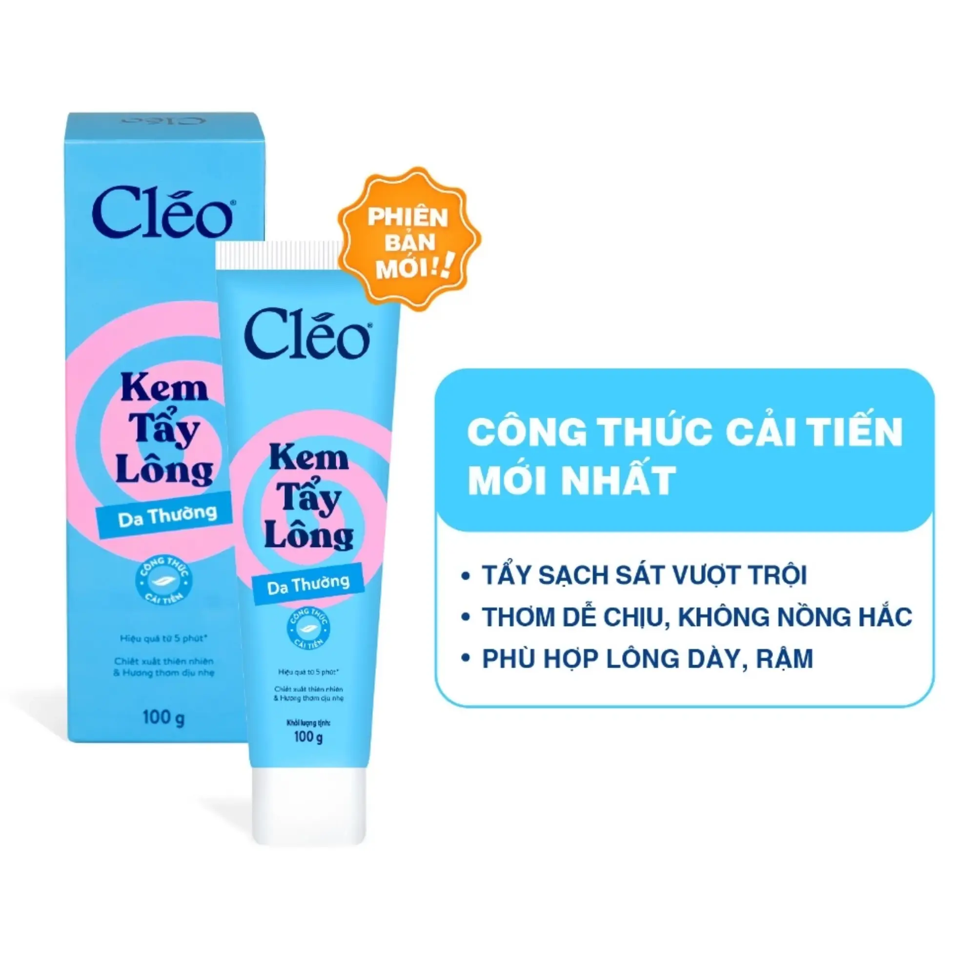 kem tẩy lông da thường Cleo