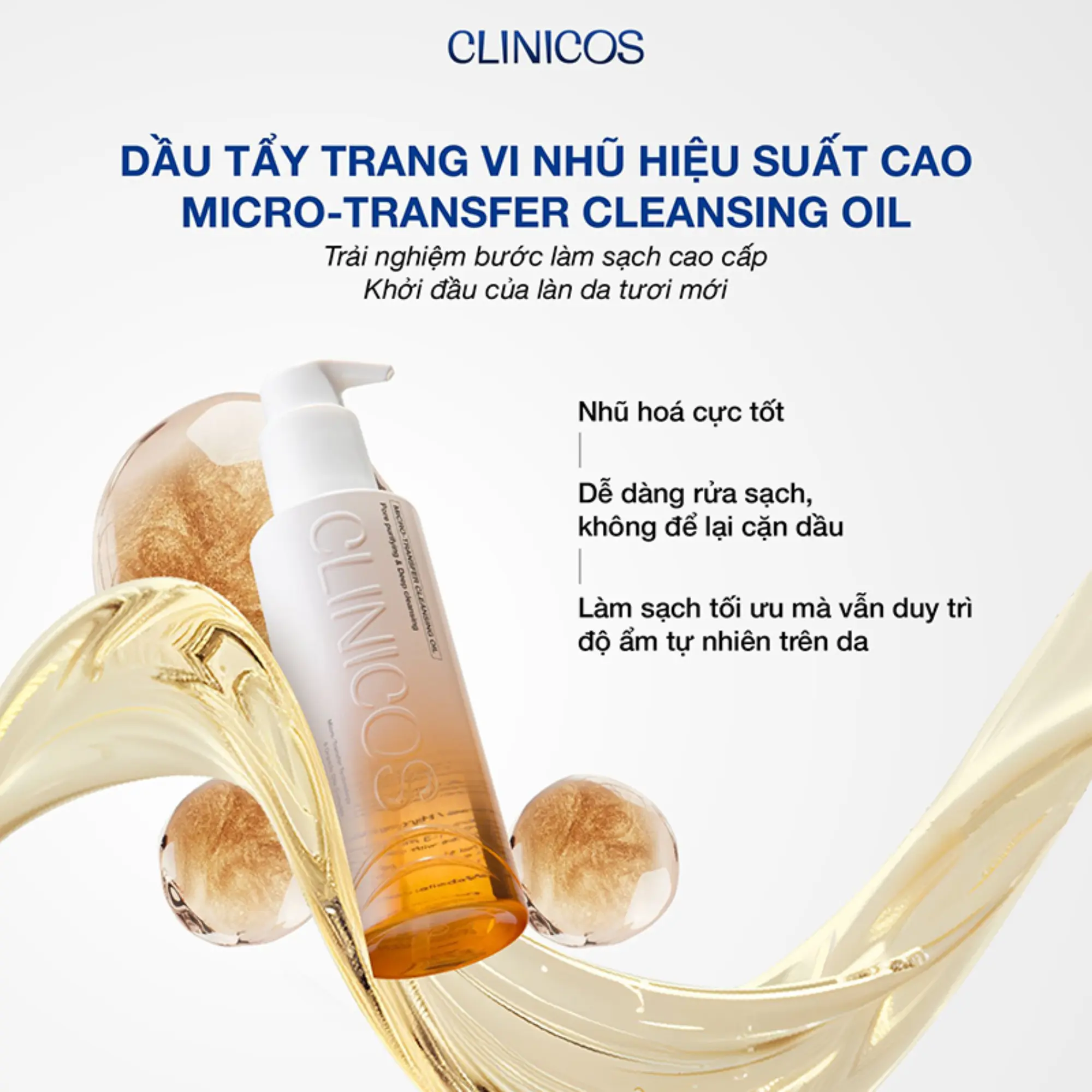dầu tẩy trang Clinicos