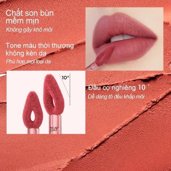 Son Bùn Colorkey Mousse Matte Lip Mud