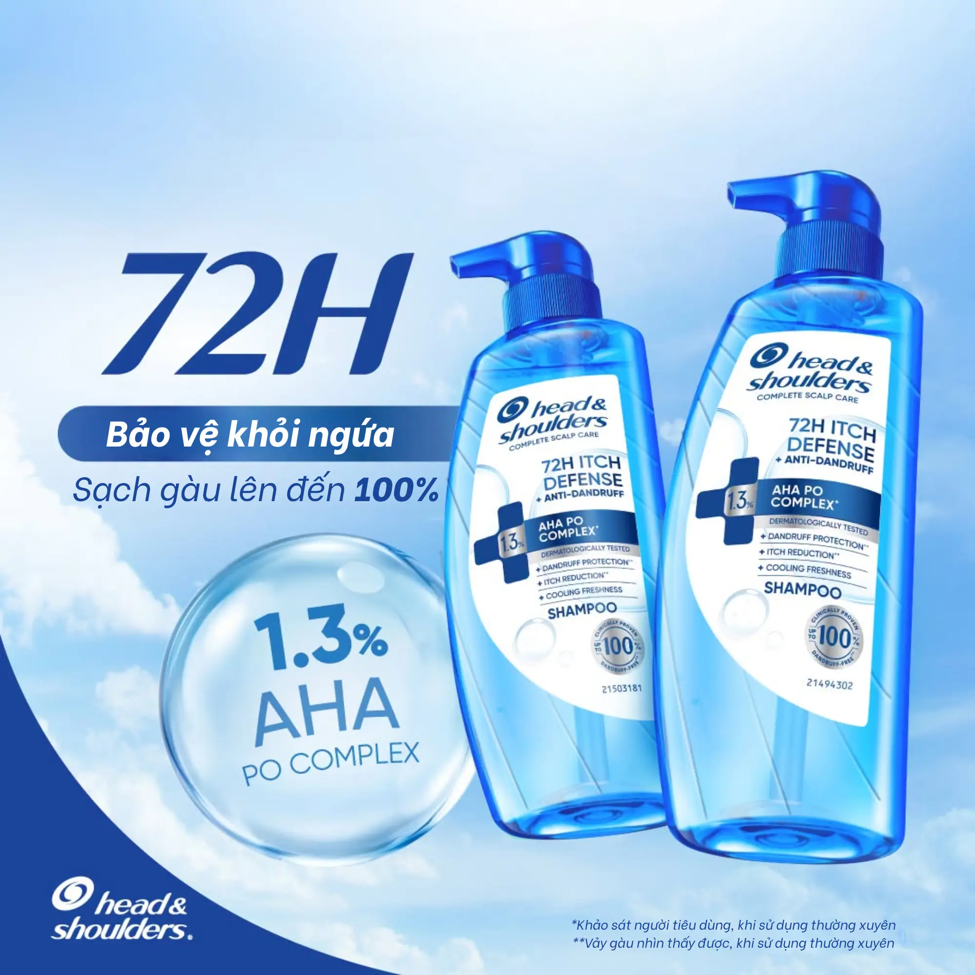 dầu gội head&shoulders giảm ngứa
