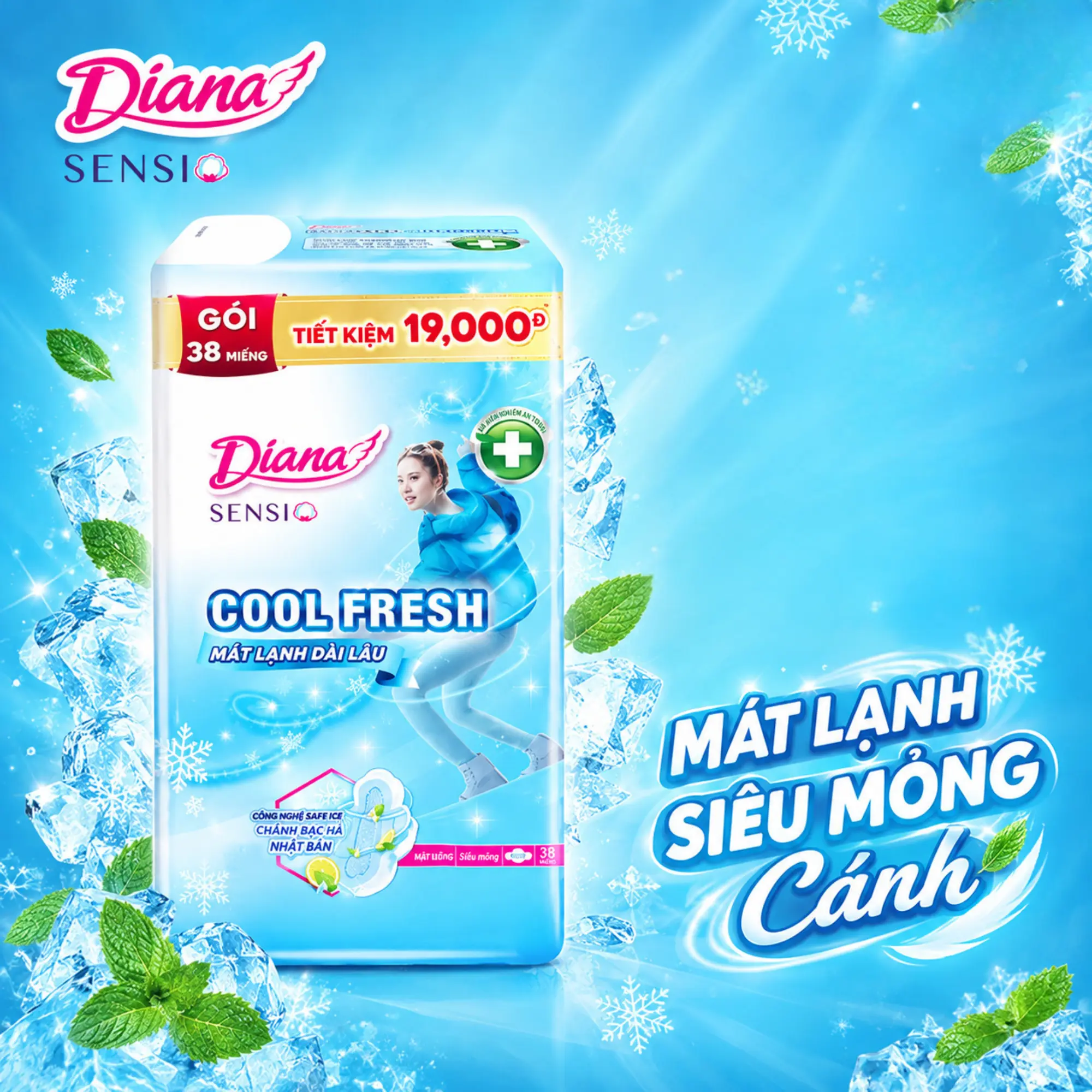 diana cool fresh 38 miếng