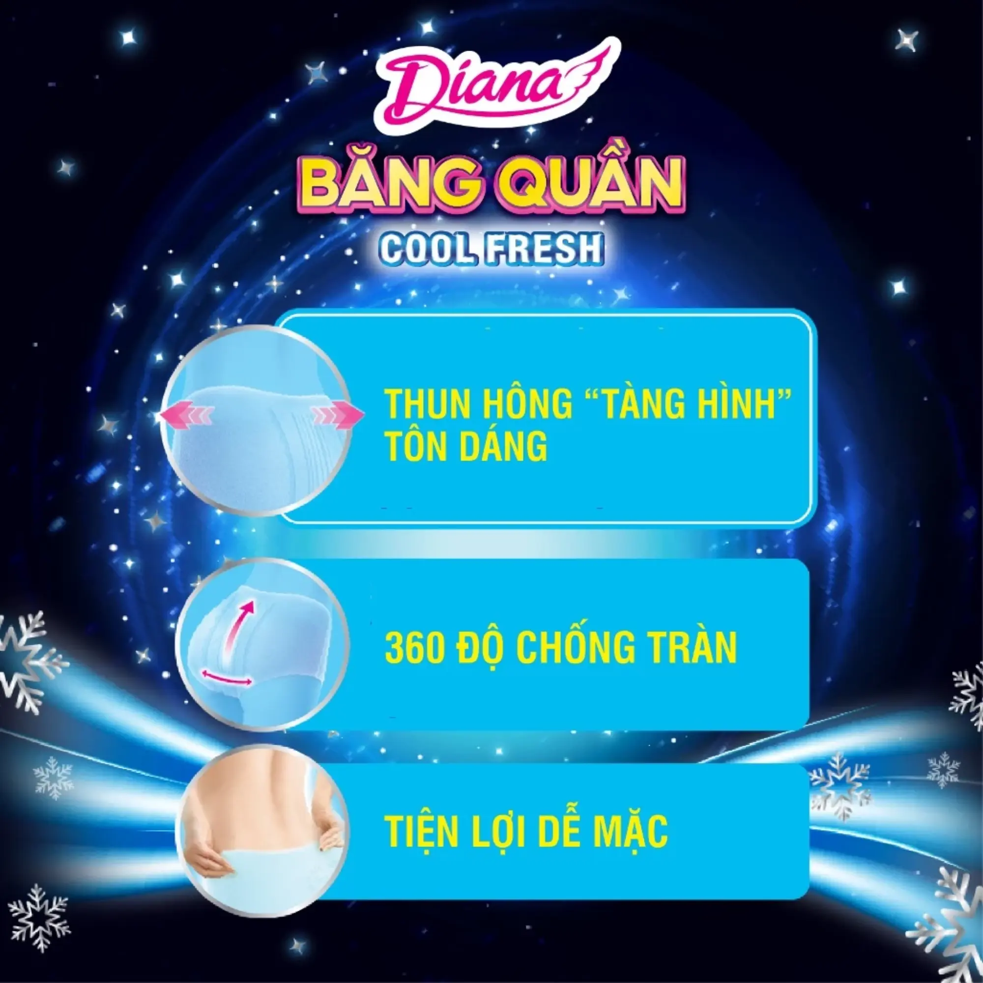 diana băng quần cool fresh 2m