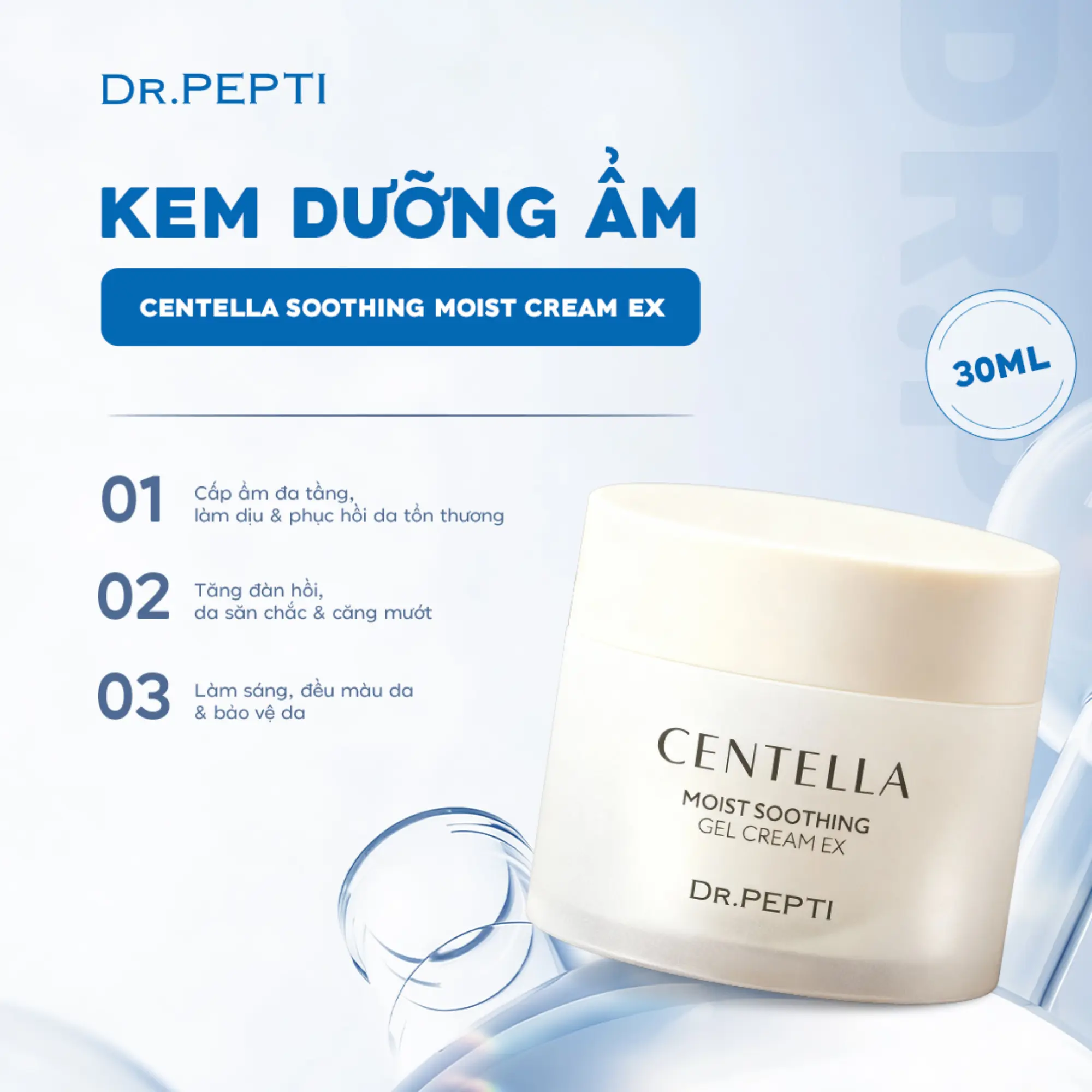 Kem dưỡng ẩm Dr.Pepti 