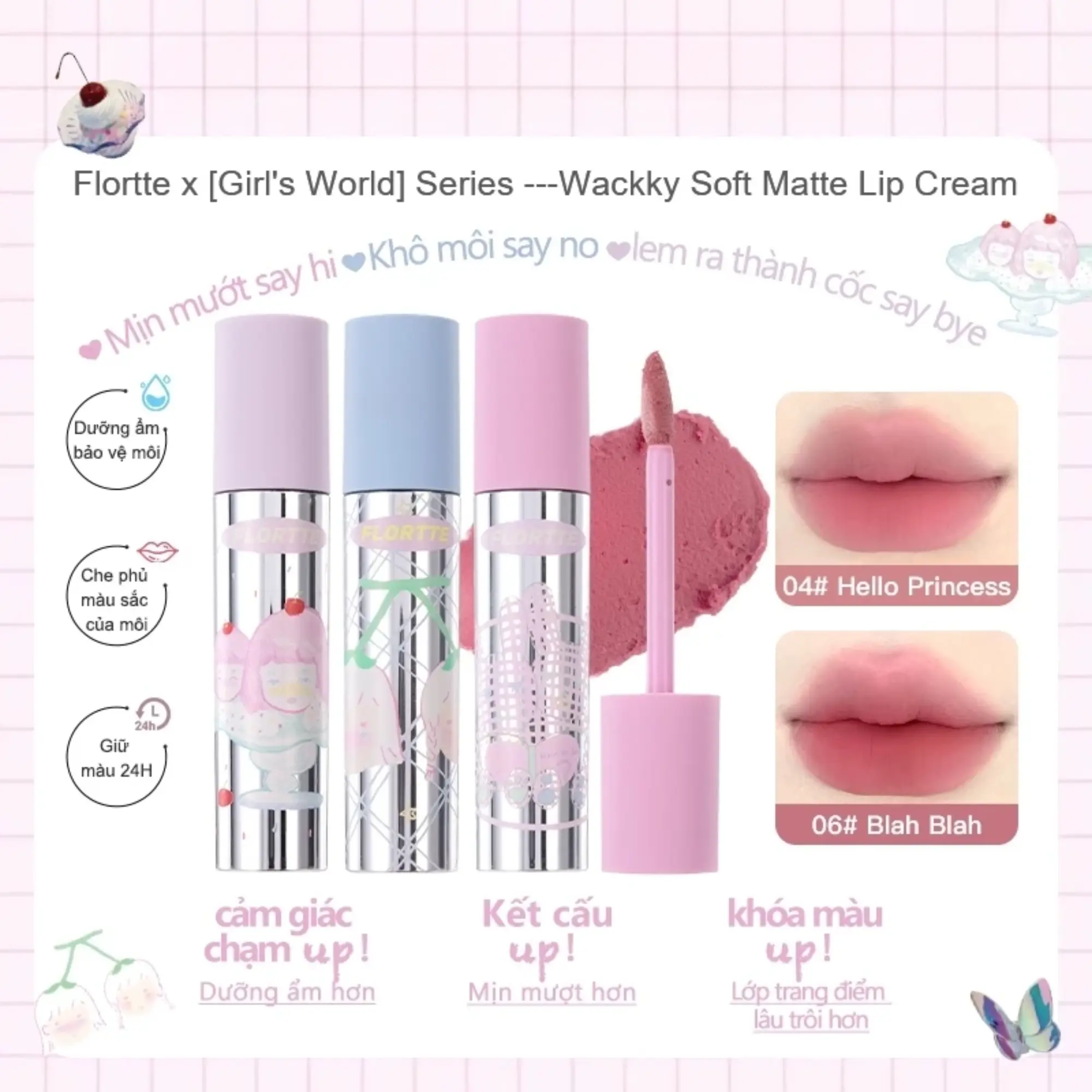 son kem dưỡng Flortte