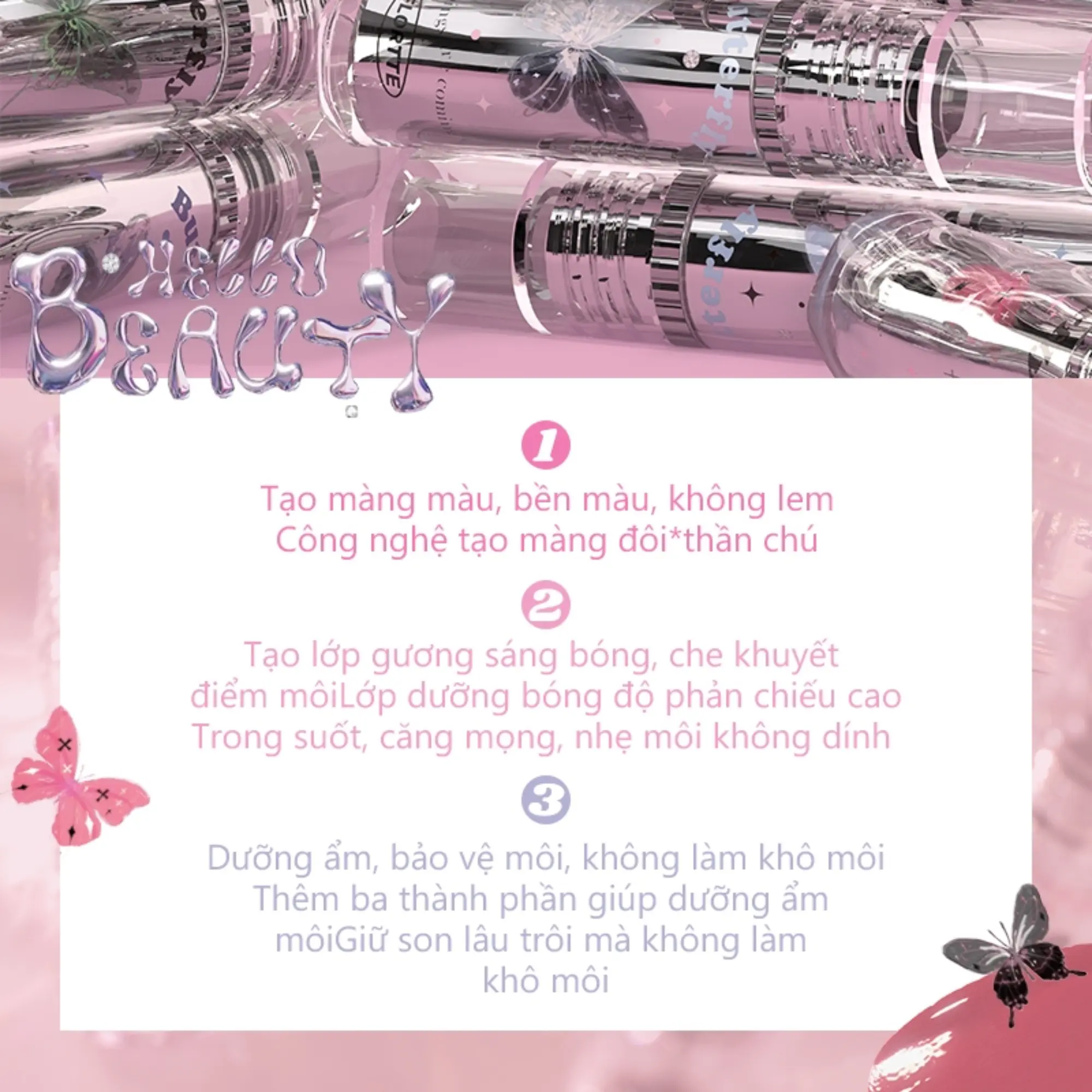 son bóng dưỡng Flortte