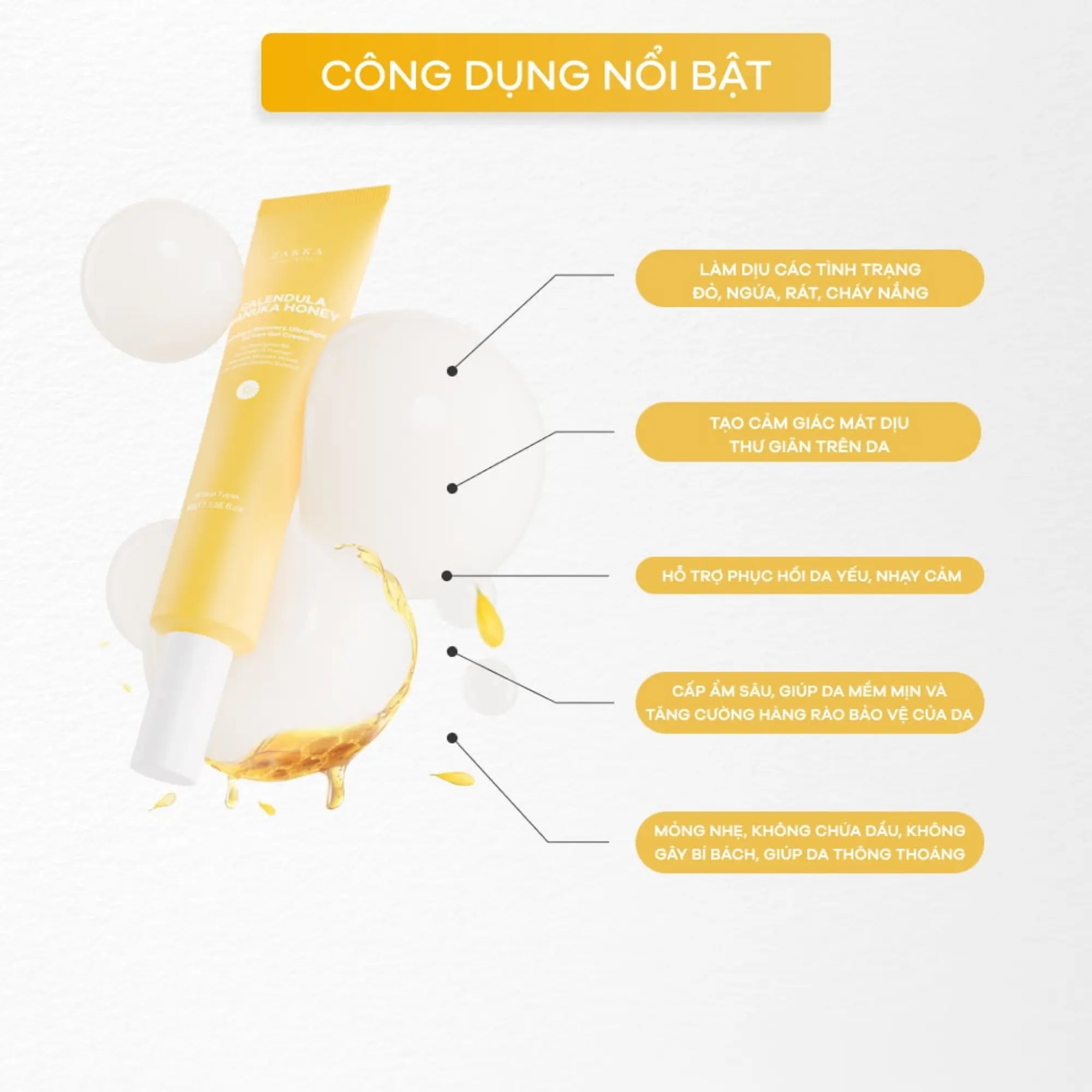 gel dưỡng da hoa cúc Zakka