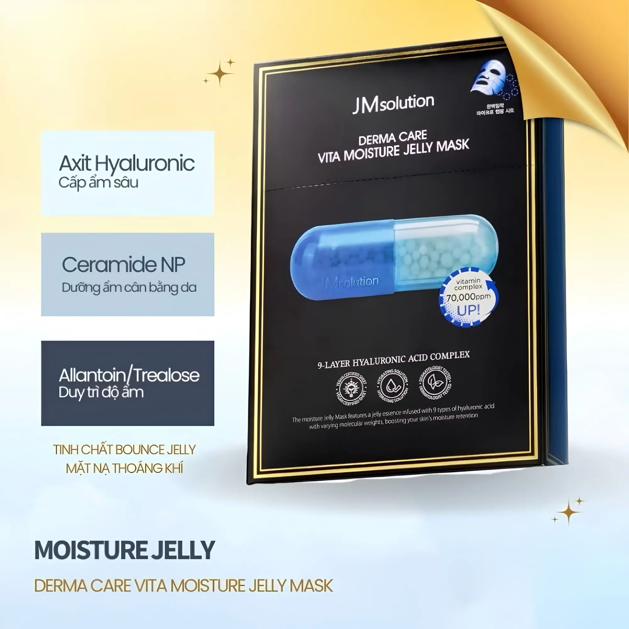 mặt nạ cấp ẩm JM solution