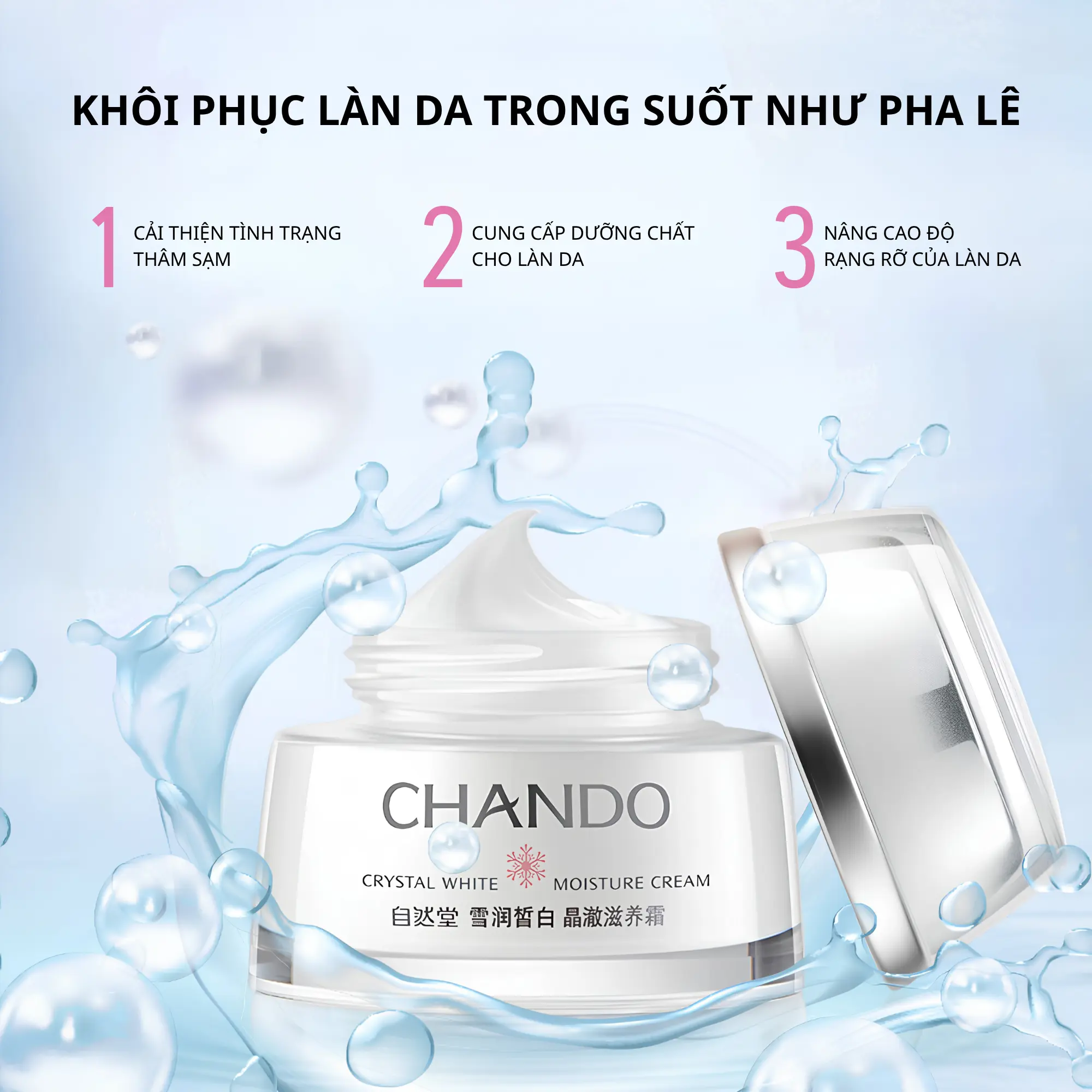 Kem dưỡng pha lê Chando