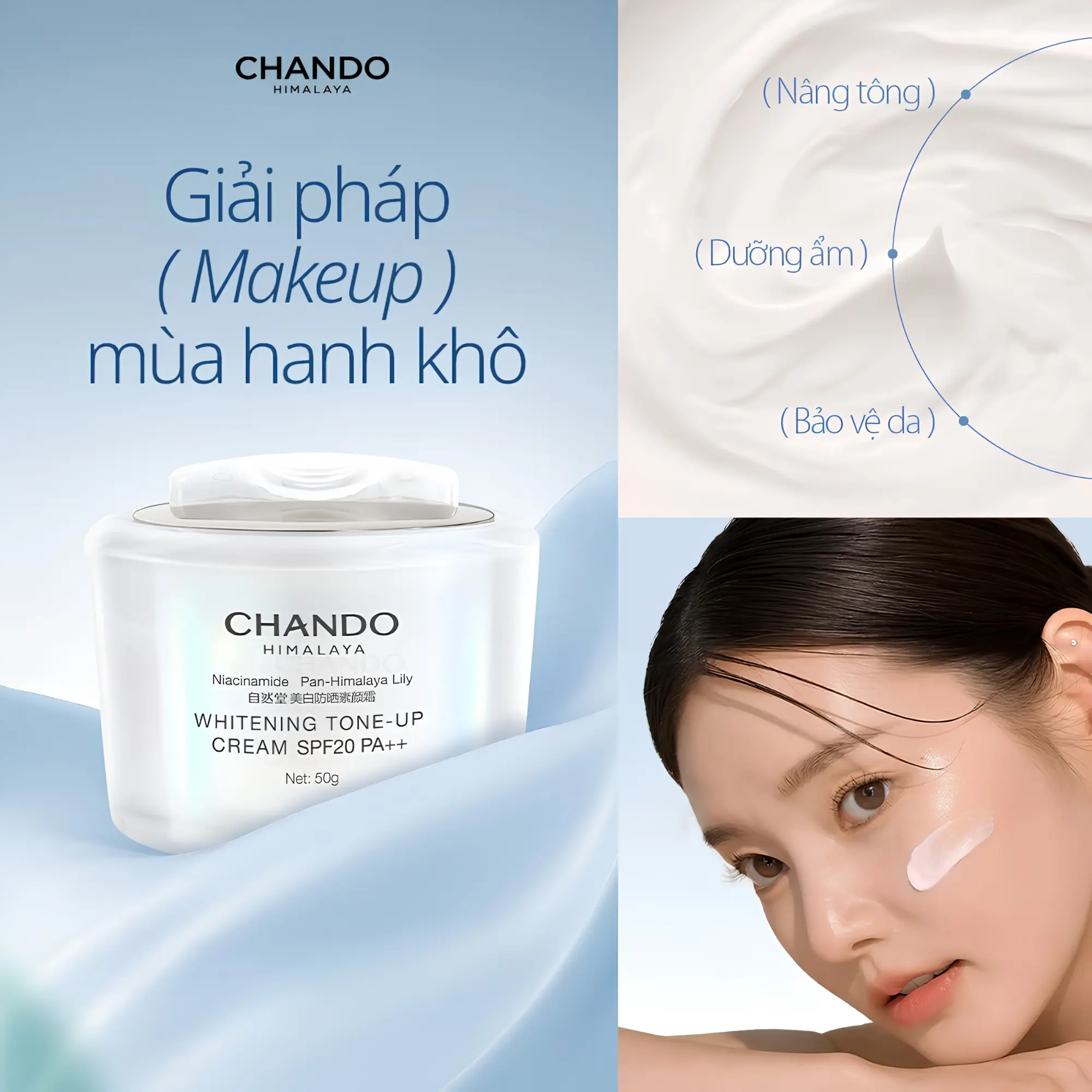 kem nâng tone Chando