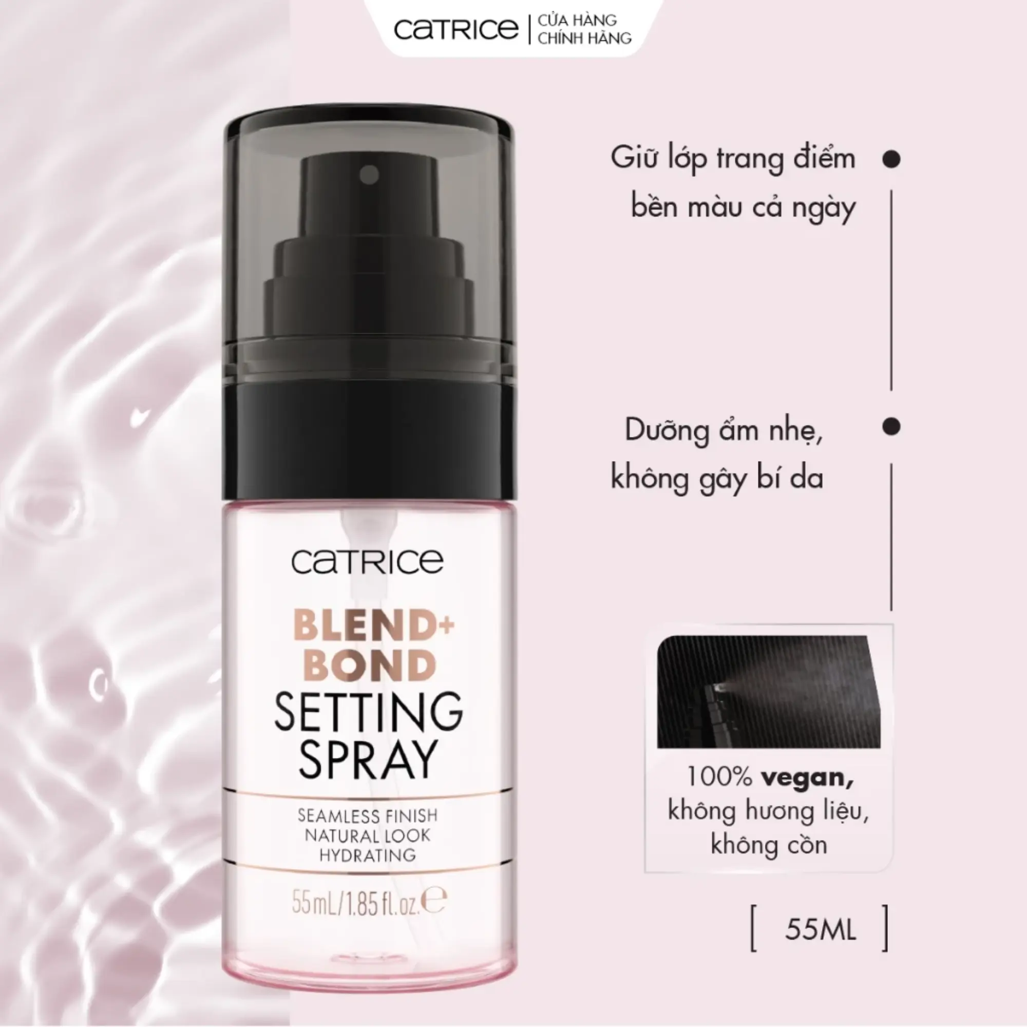 Xịt Khóa Nền Catrice Blend + Bond Setting Spray