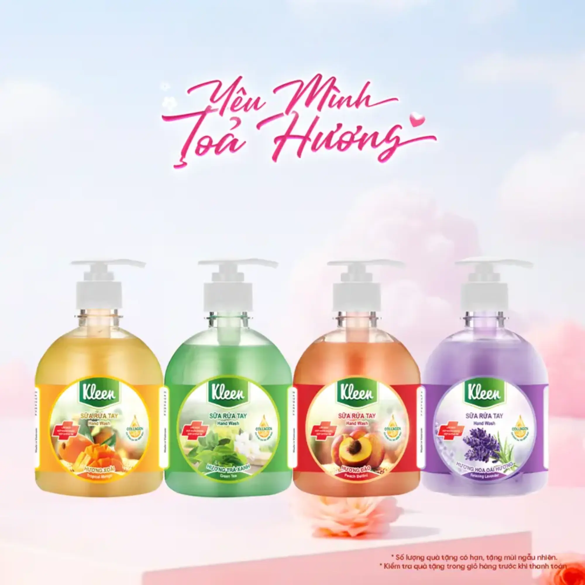 sữa rửa tay Kleen