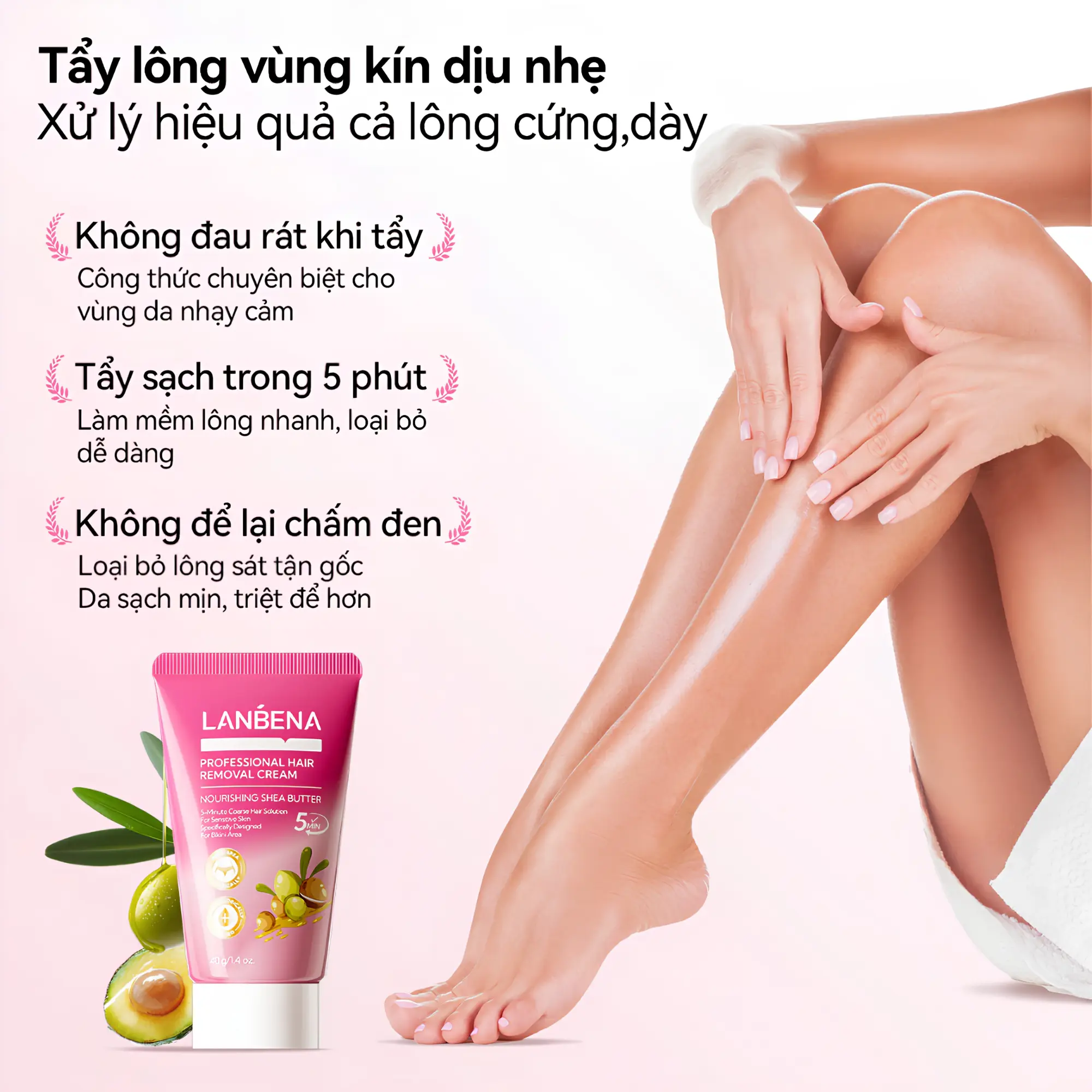 tẩy lông lanbena