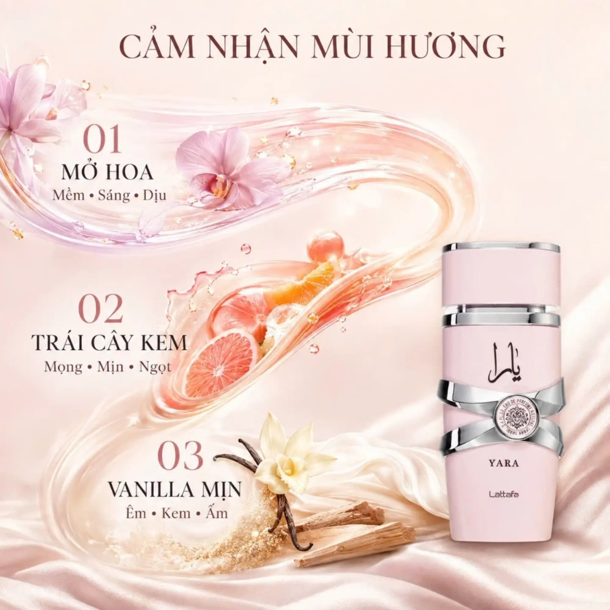 yara hồng nhạt