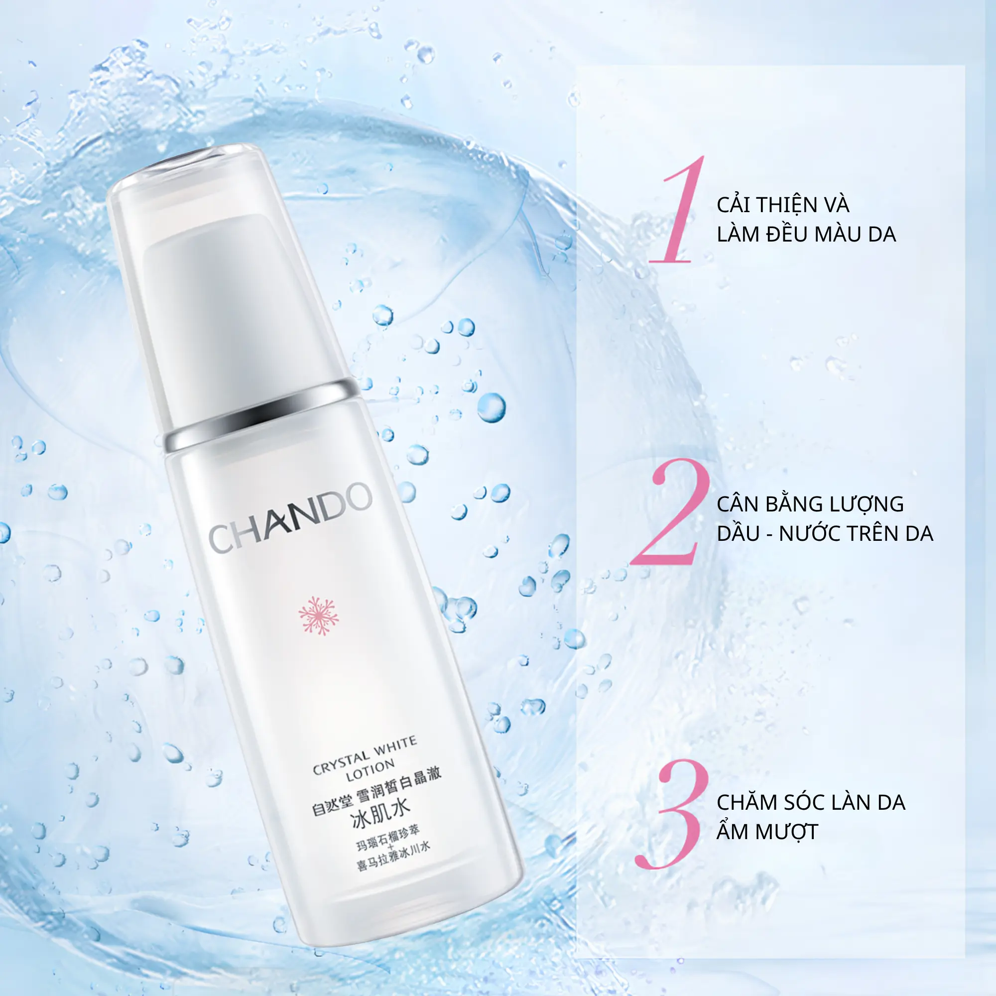 lotion pha lê Chando
