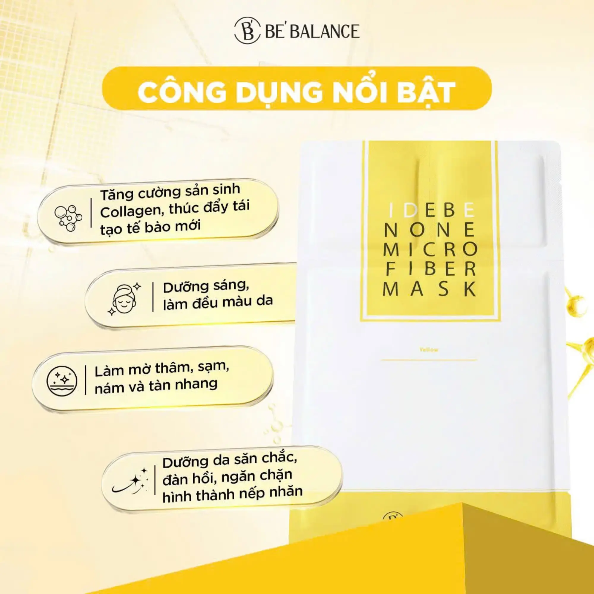 mặt nạ dưỡng sáng Be'Balance