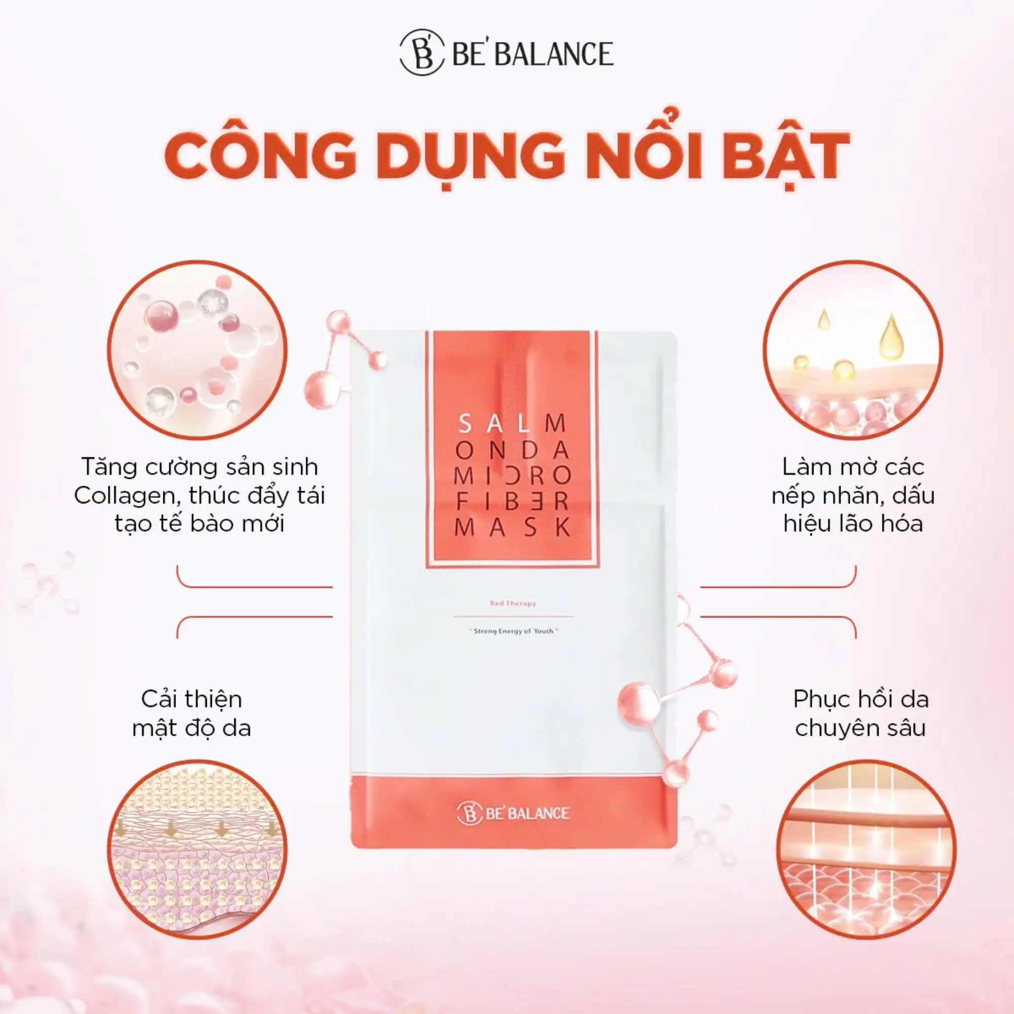 mặt nạ dưỡng da căng bóng Be'Balance