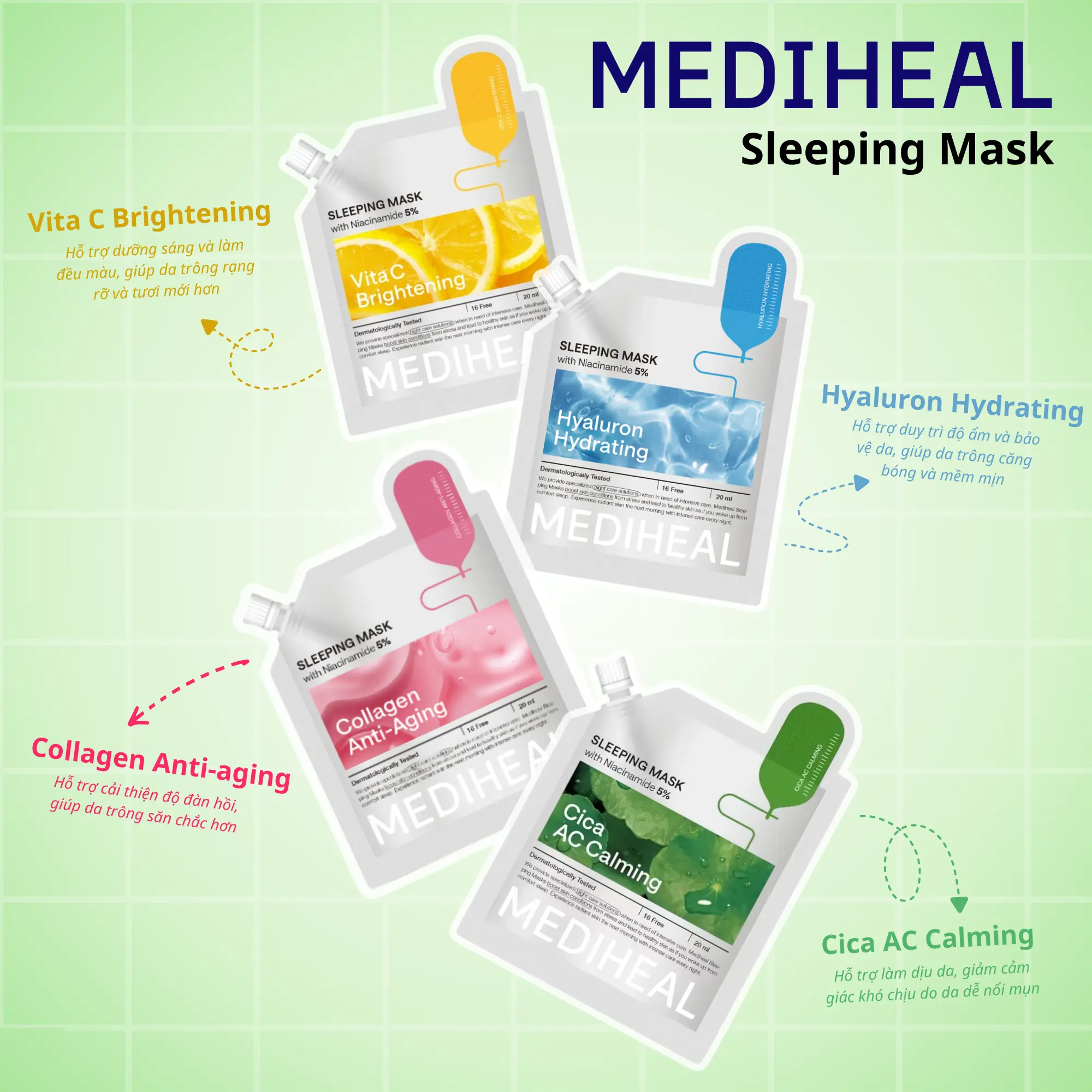 mặt nạ ngủ mediheal