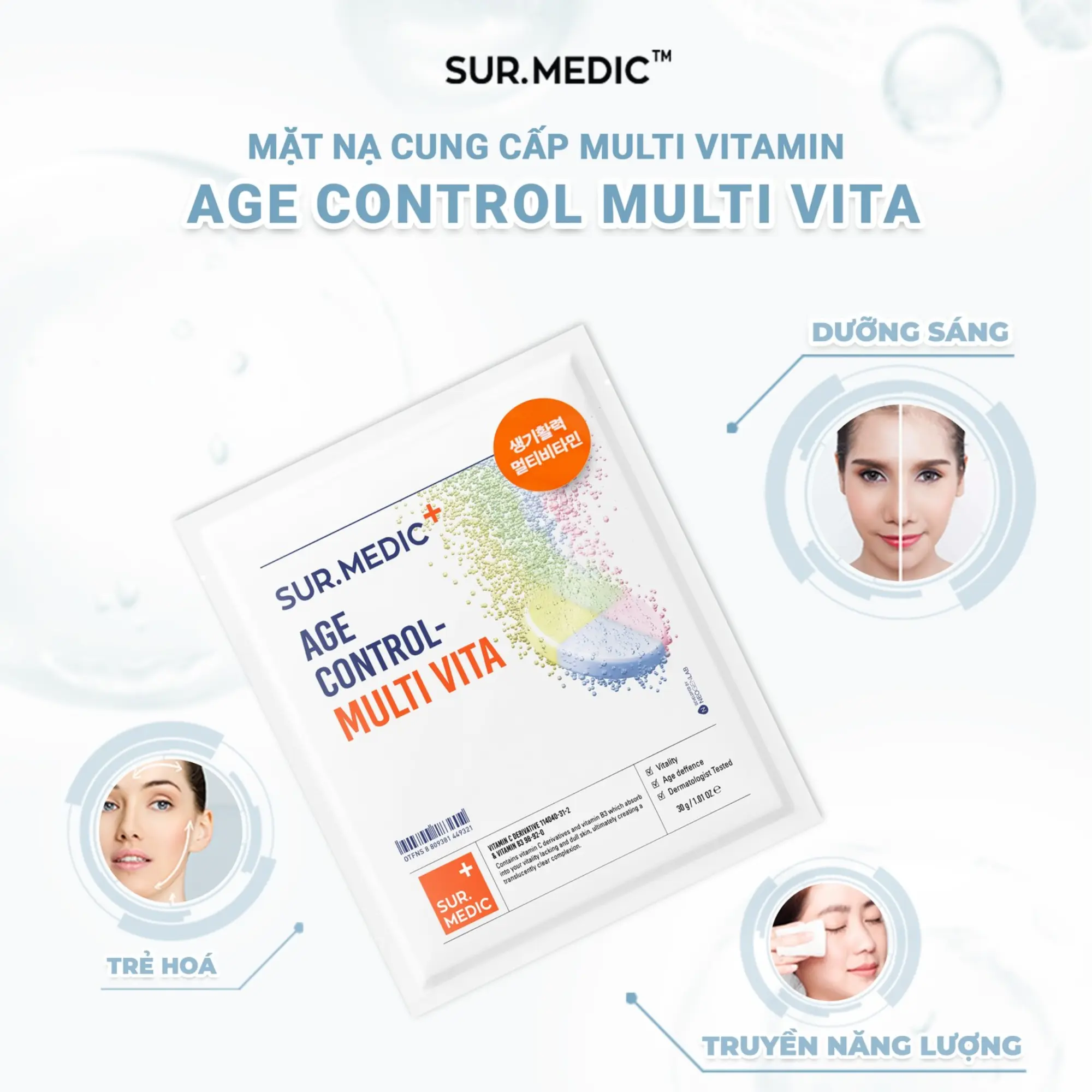 mặt nạ trẻ hoá da Sur.Medic