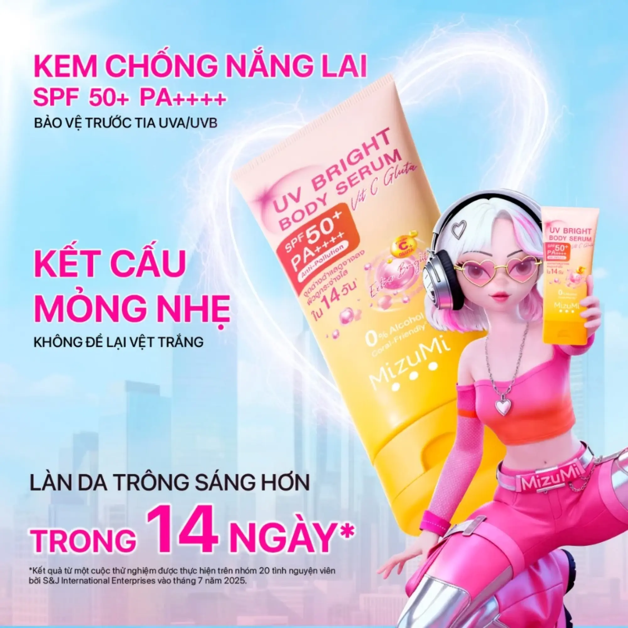 chống nắng body Mizumi