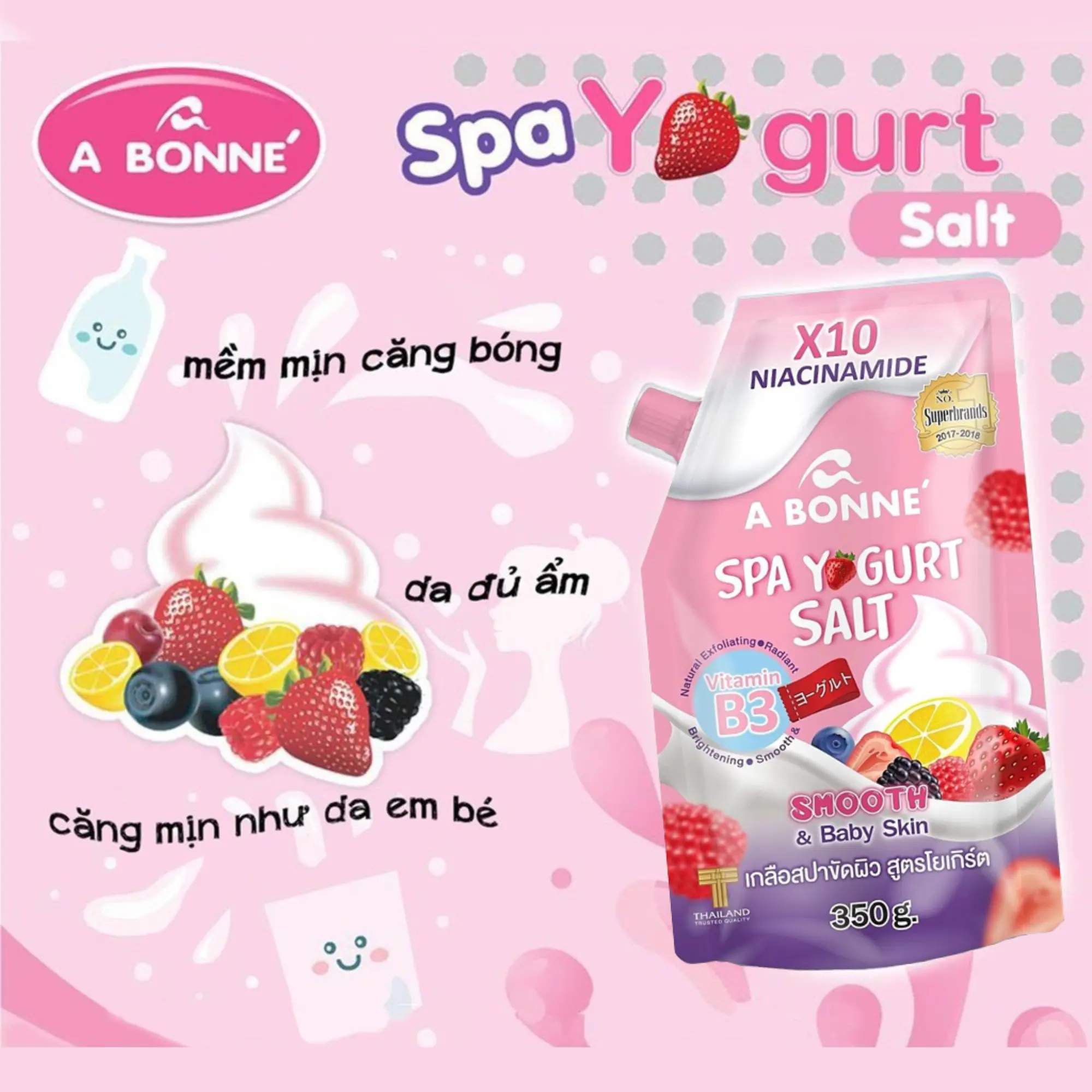 muối tắm sữa chua A Bonne