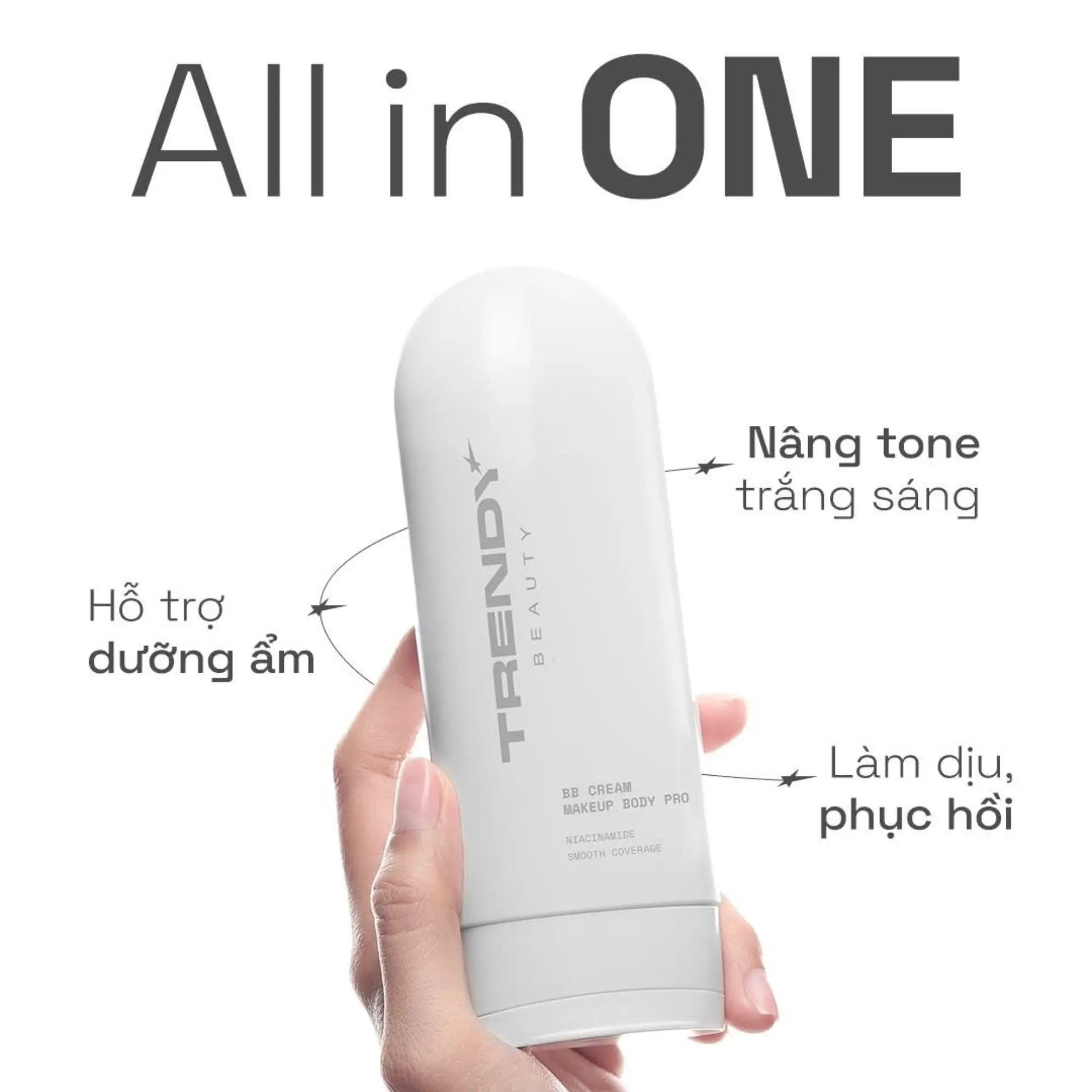 kem nâng tone trendy beauty