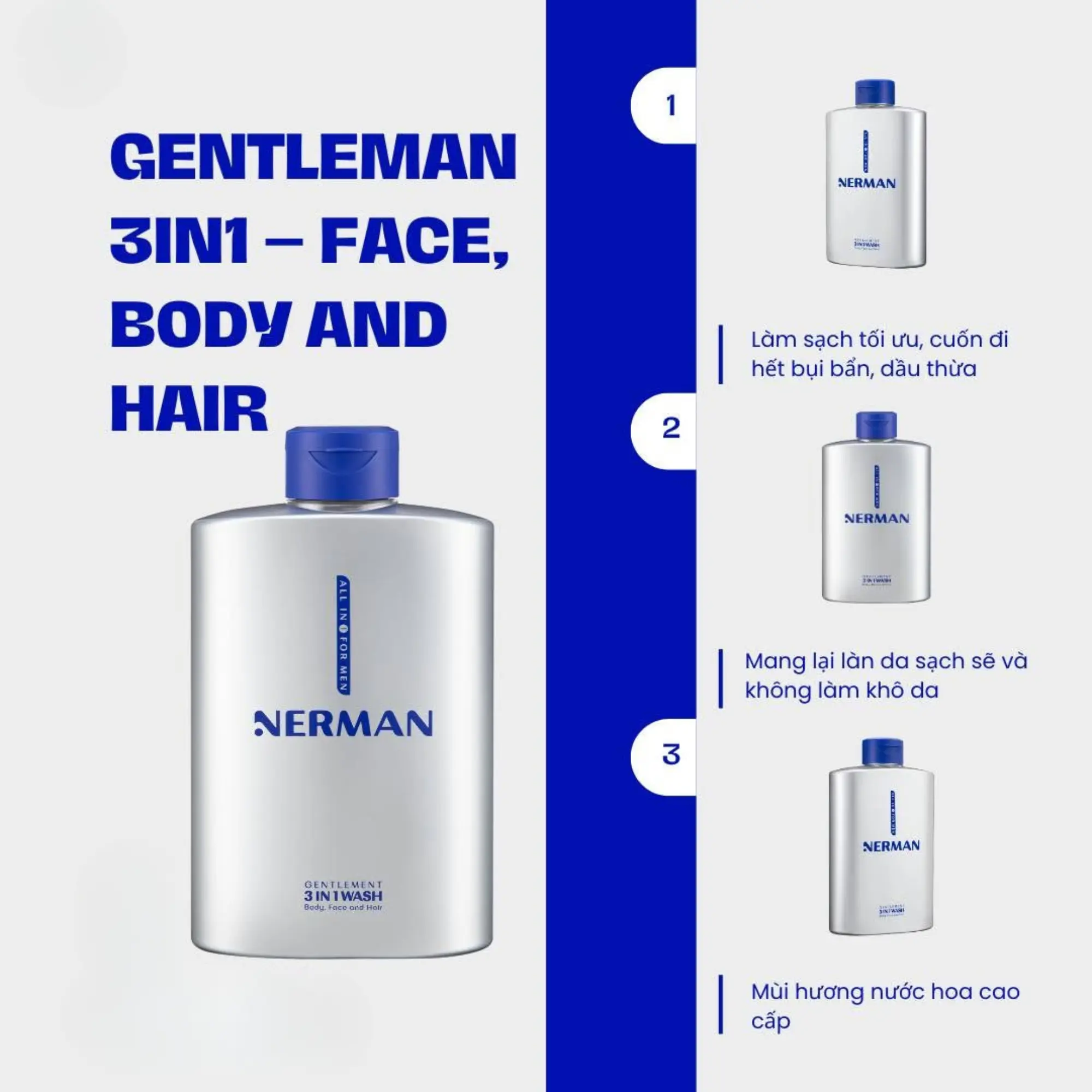 Nerman Gentleman 3In1 Wash