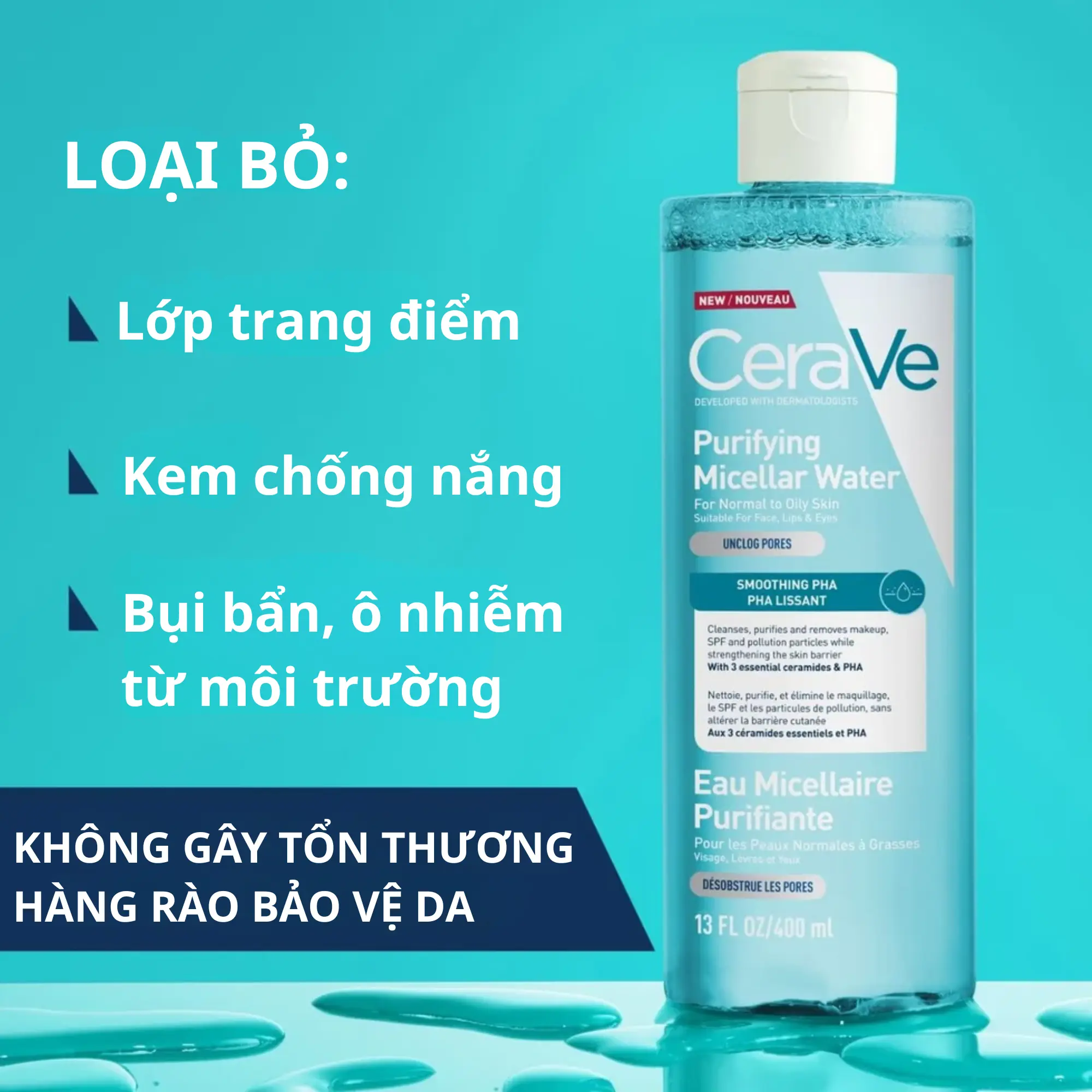nước tẩy trang cho da dầu