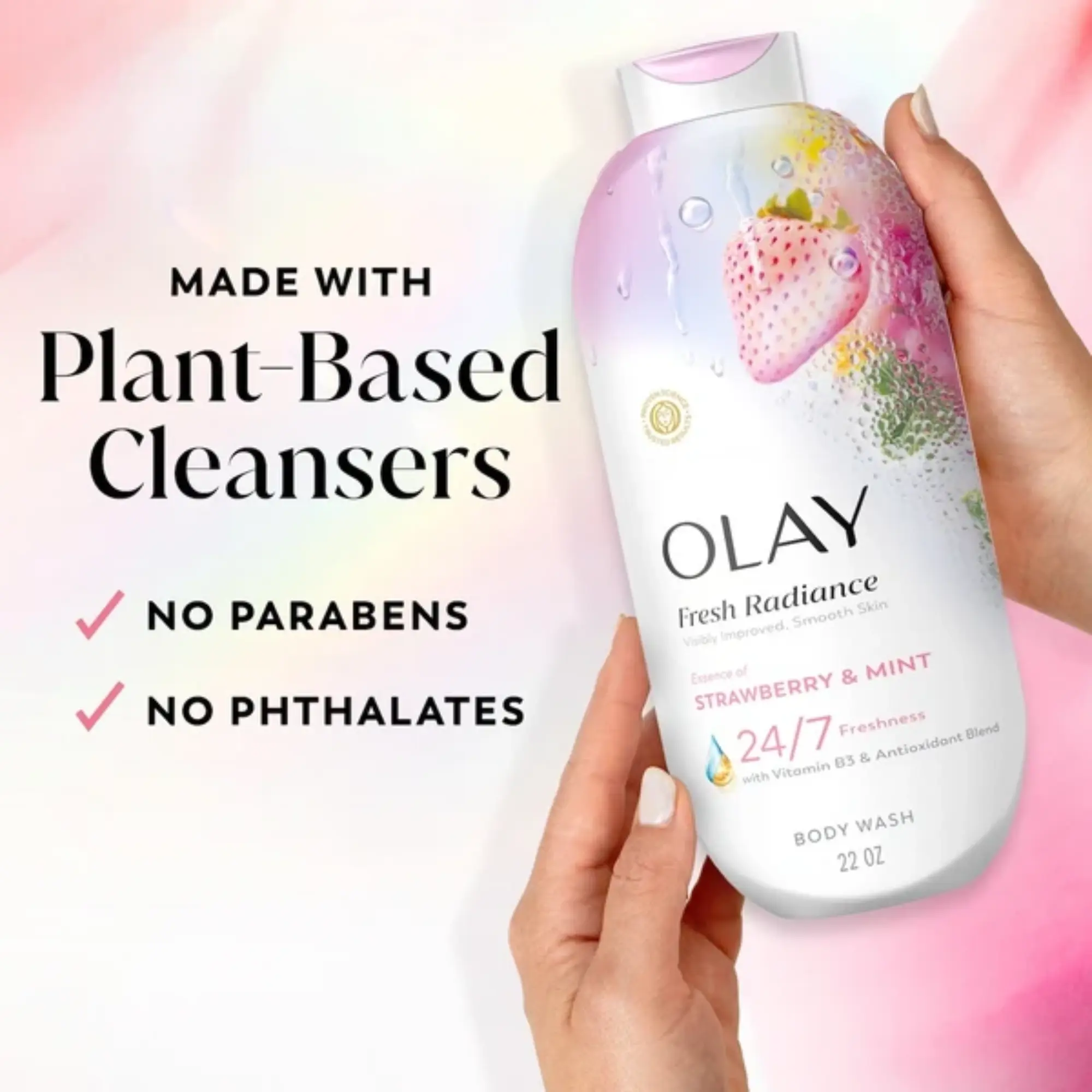 sữa tắ olay hương dâu