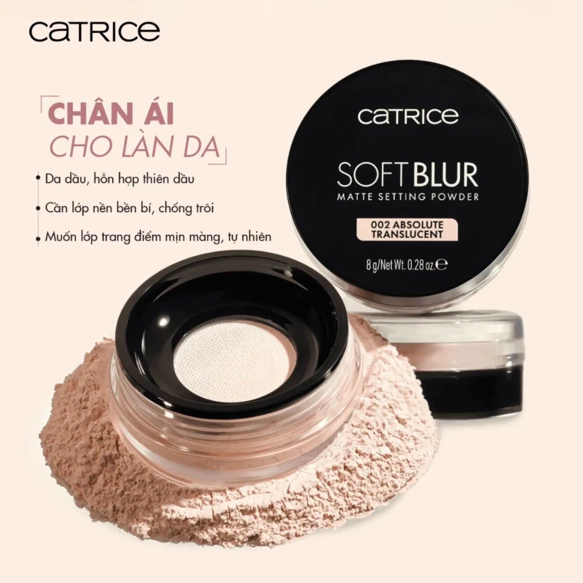 phấn phủ Catrice Soft