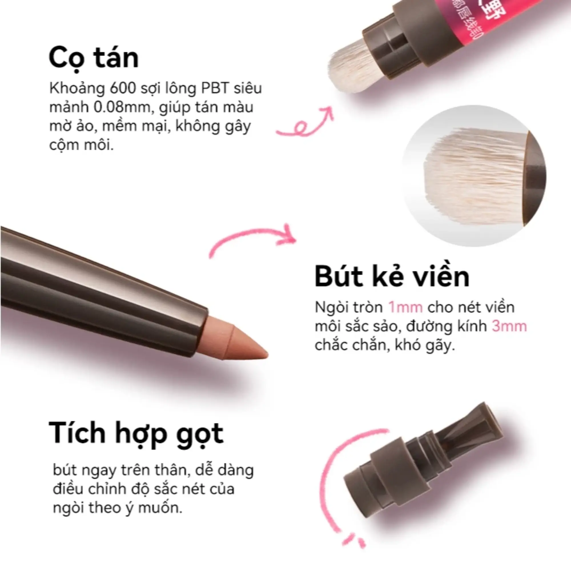 chì kẻ môi Pinkpunk