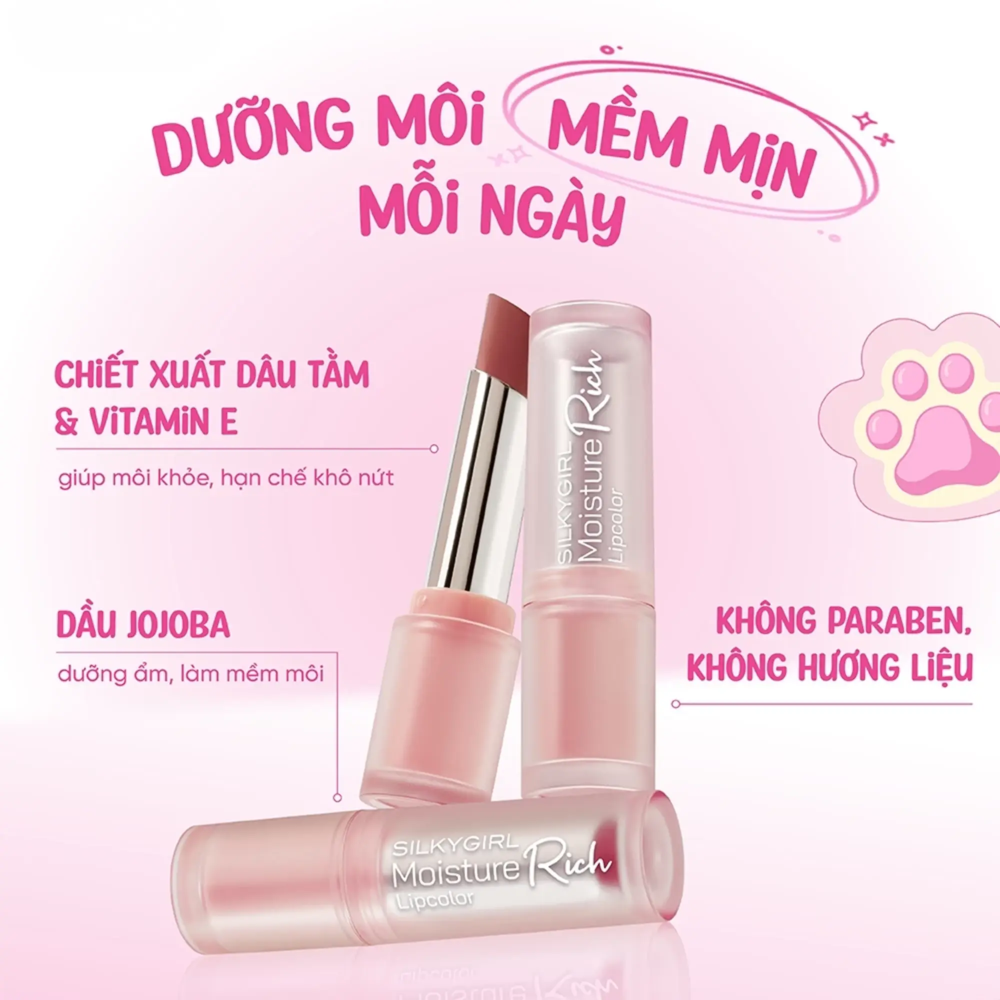 son dưỡng silkygirl