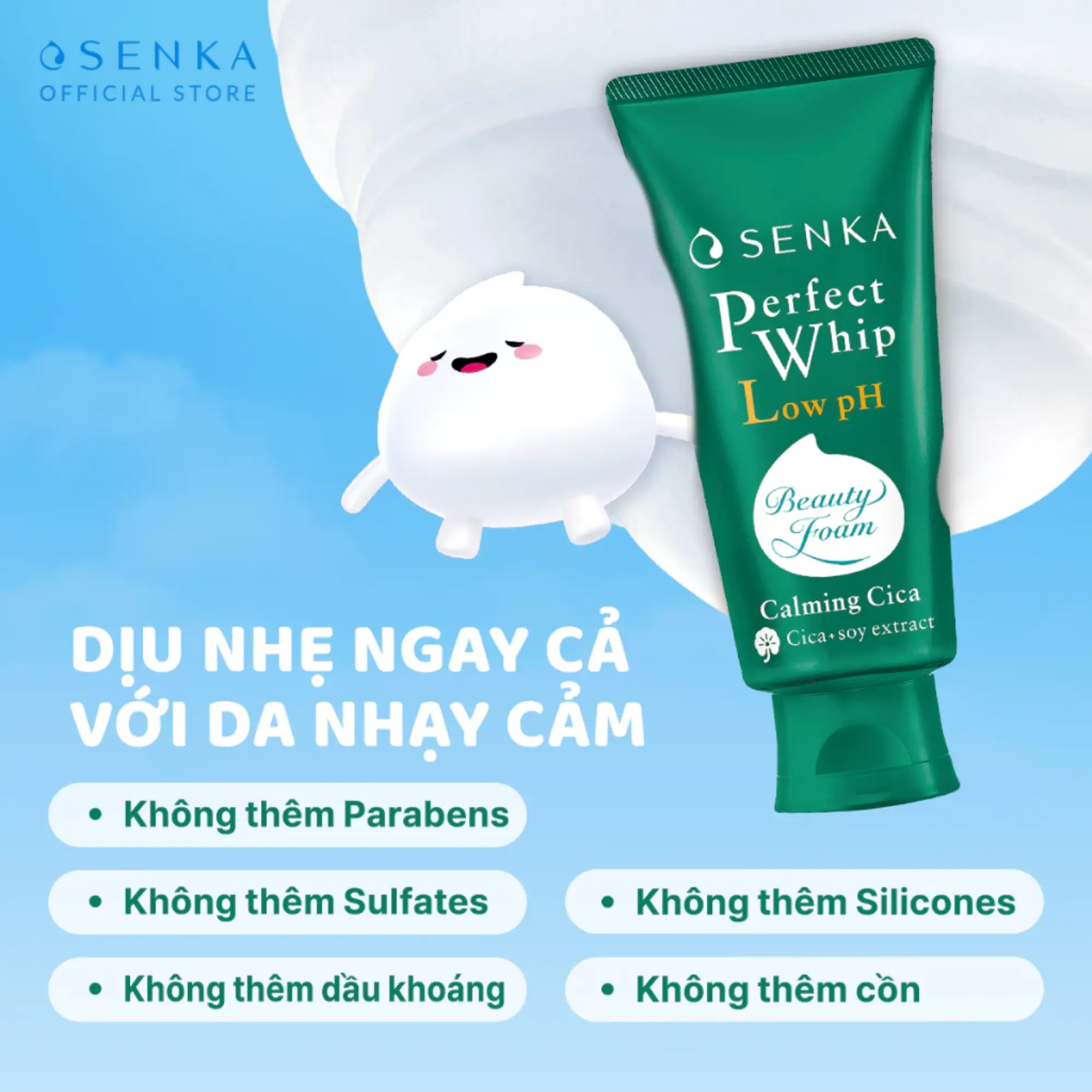 sữa rửa mặt Senka