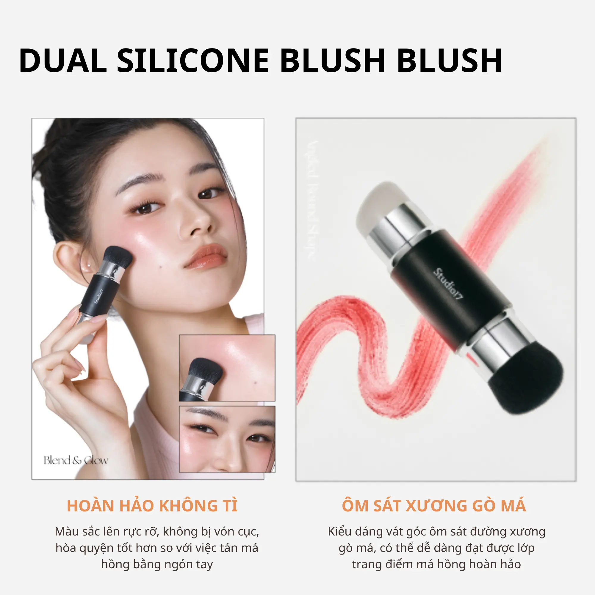 cọ má hồng 2 đầu studio17