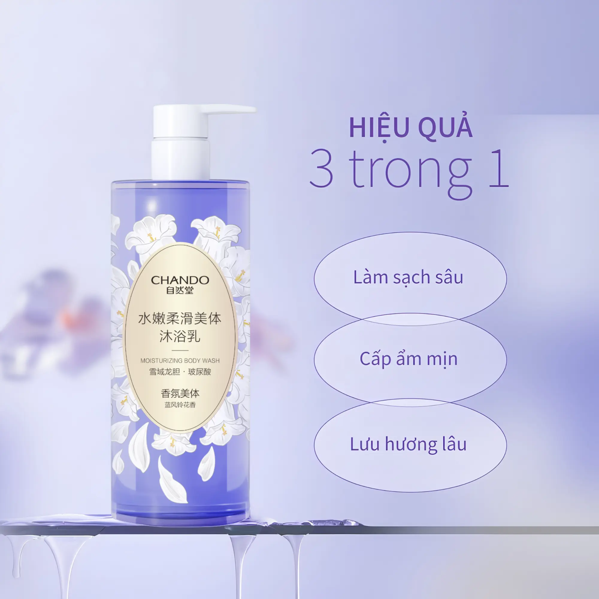 sữa tắm dưỡng ẩm Chando