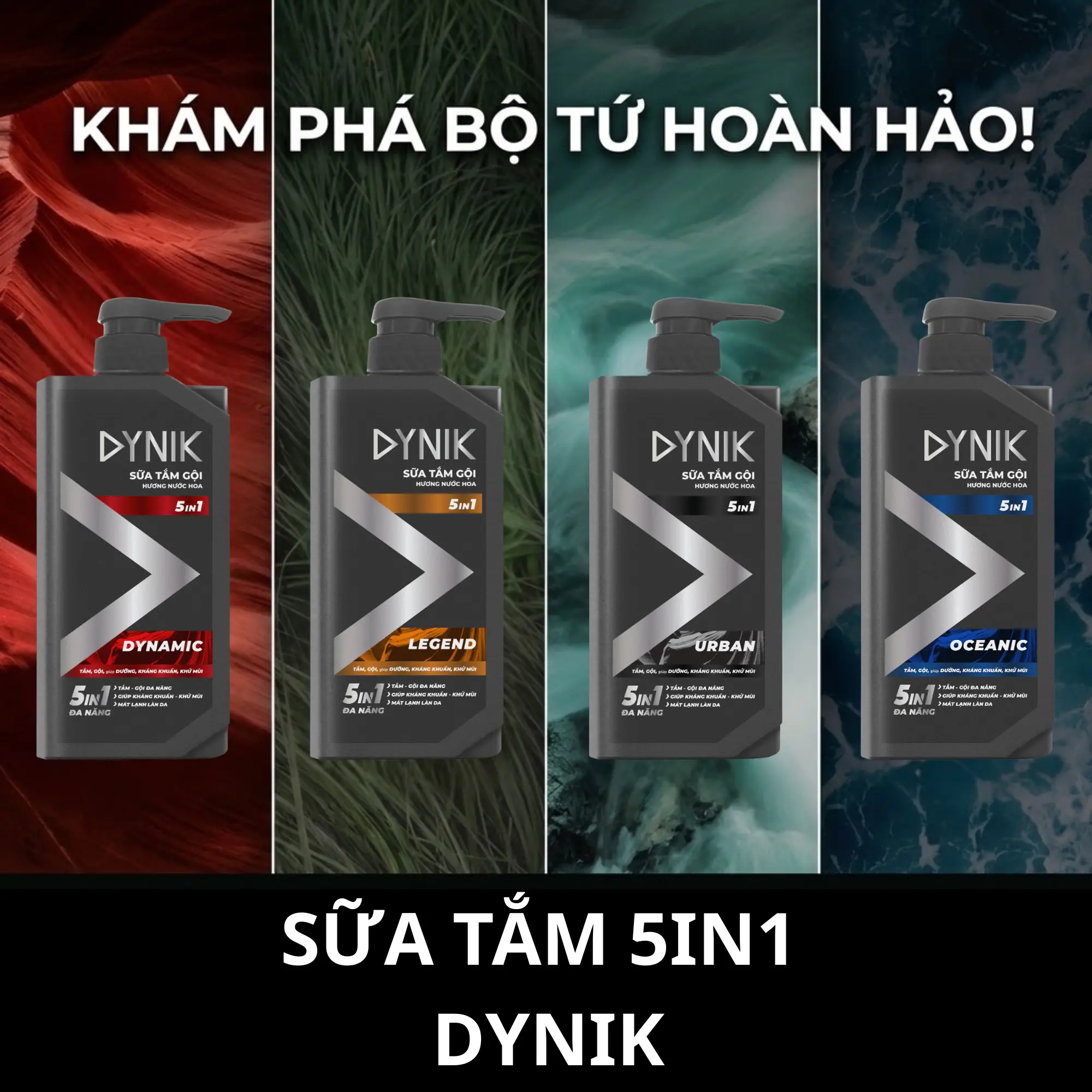 sữa tắm gội Dynik